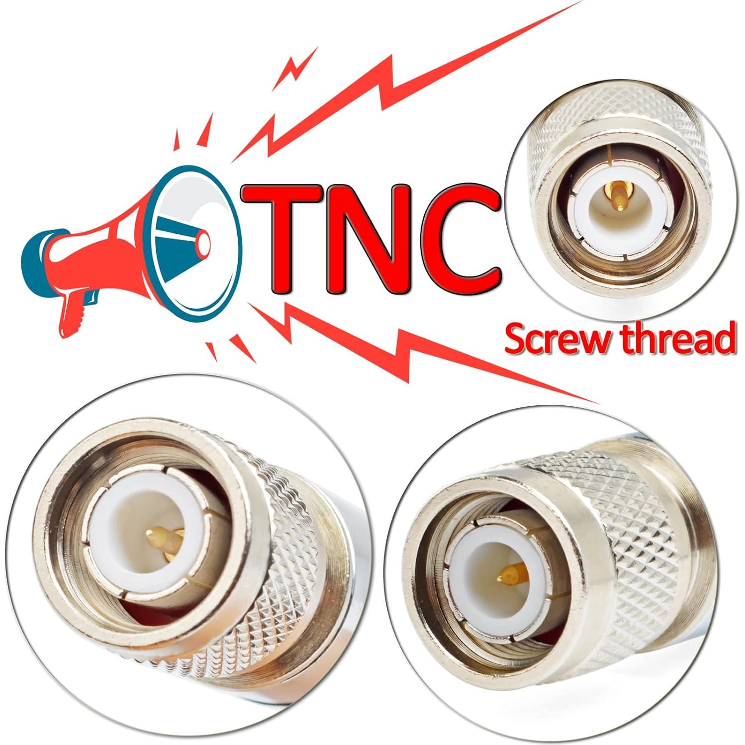 Antena Telescópica HYS 27MHz TNC para Radio CB Presidente