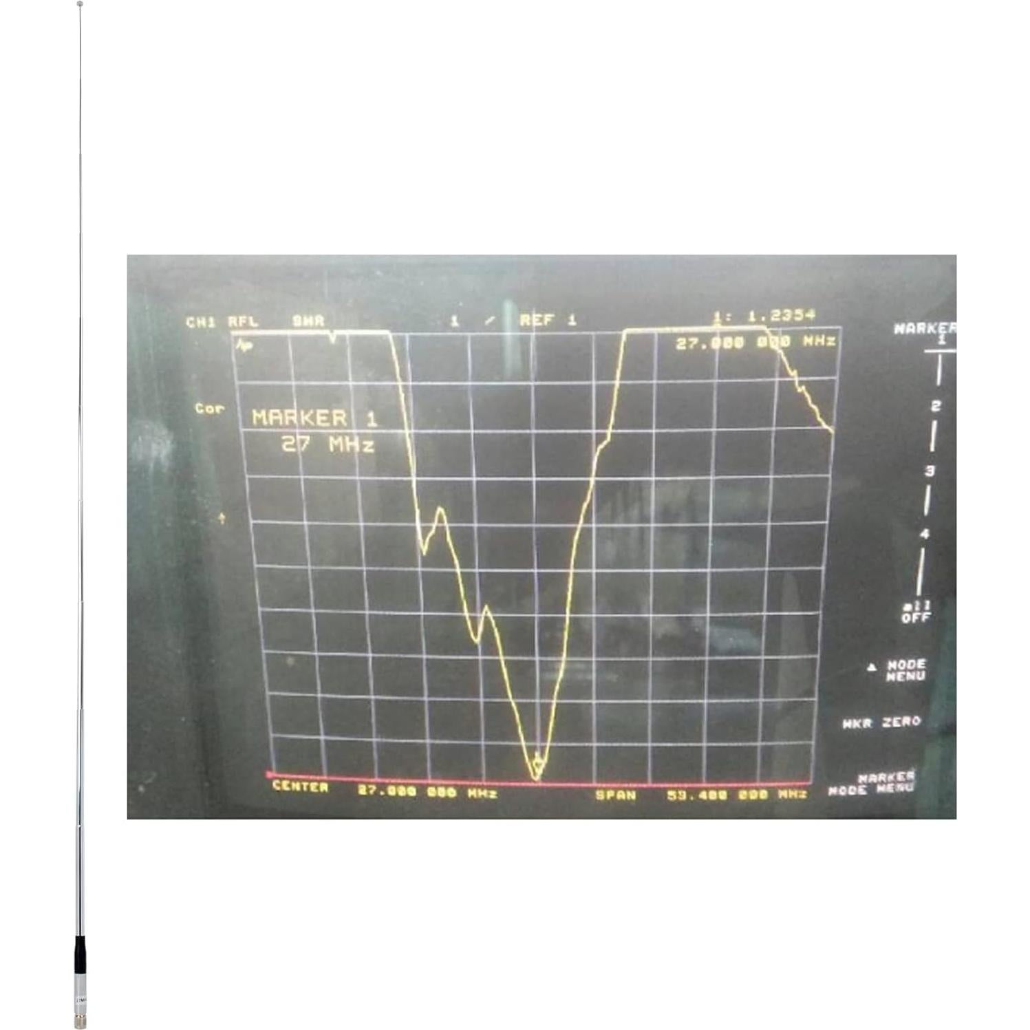 Antena Telescópica HYS 27MHz TNC para Radio CB Presidente