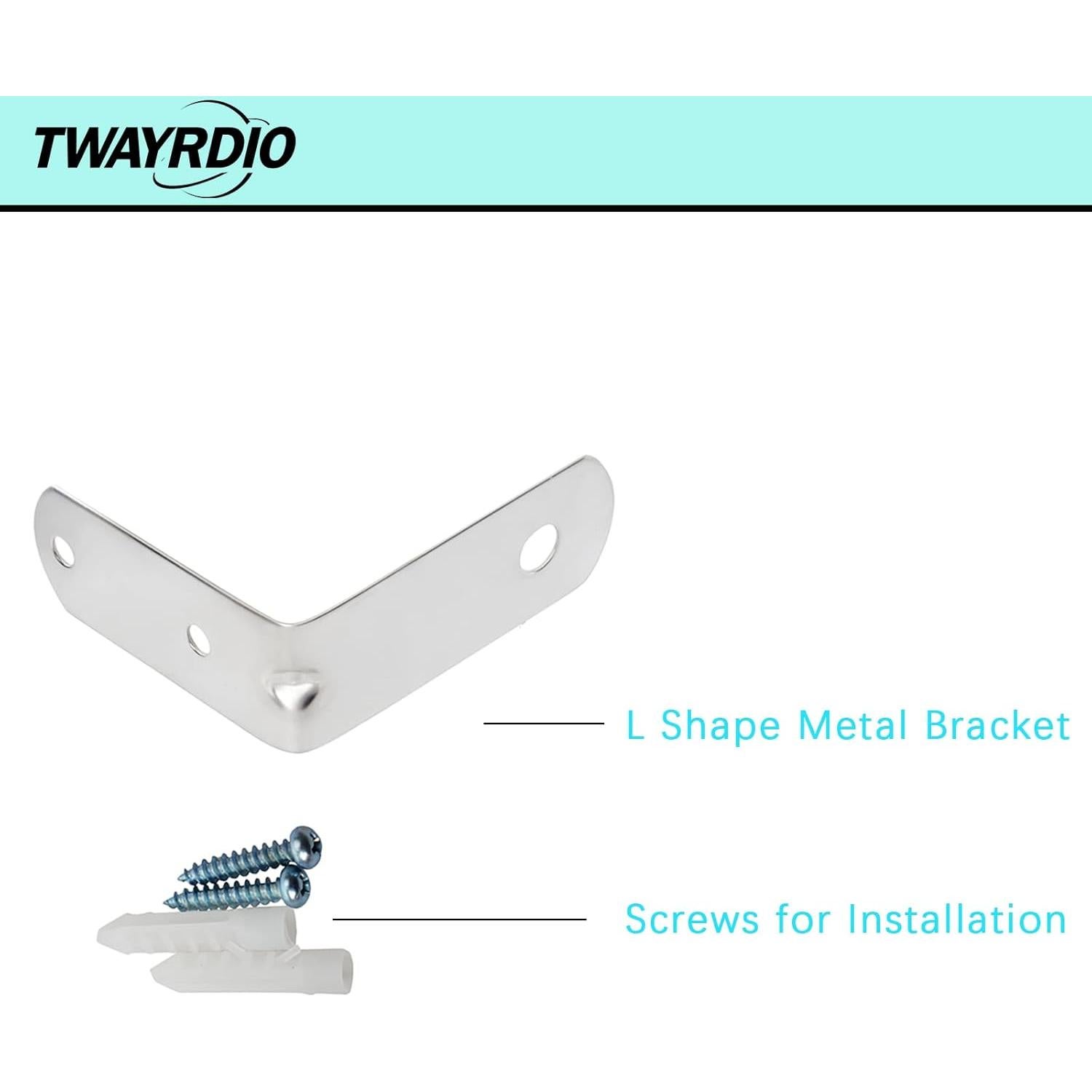 Antena NMO Dual Banda VHF UHF 43cm TWAYRDIO con Soporte y Cable