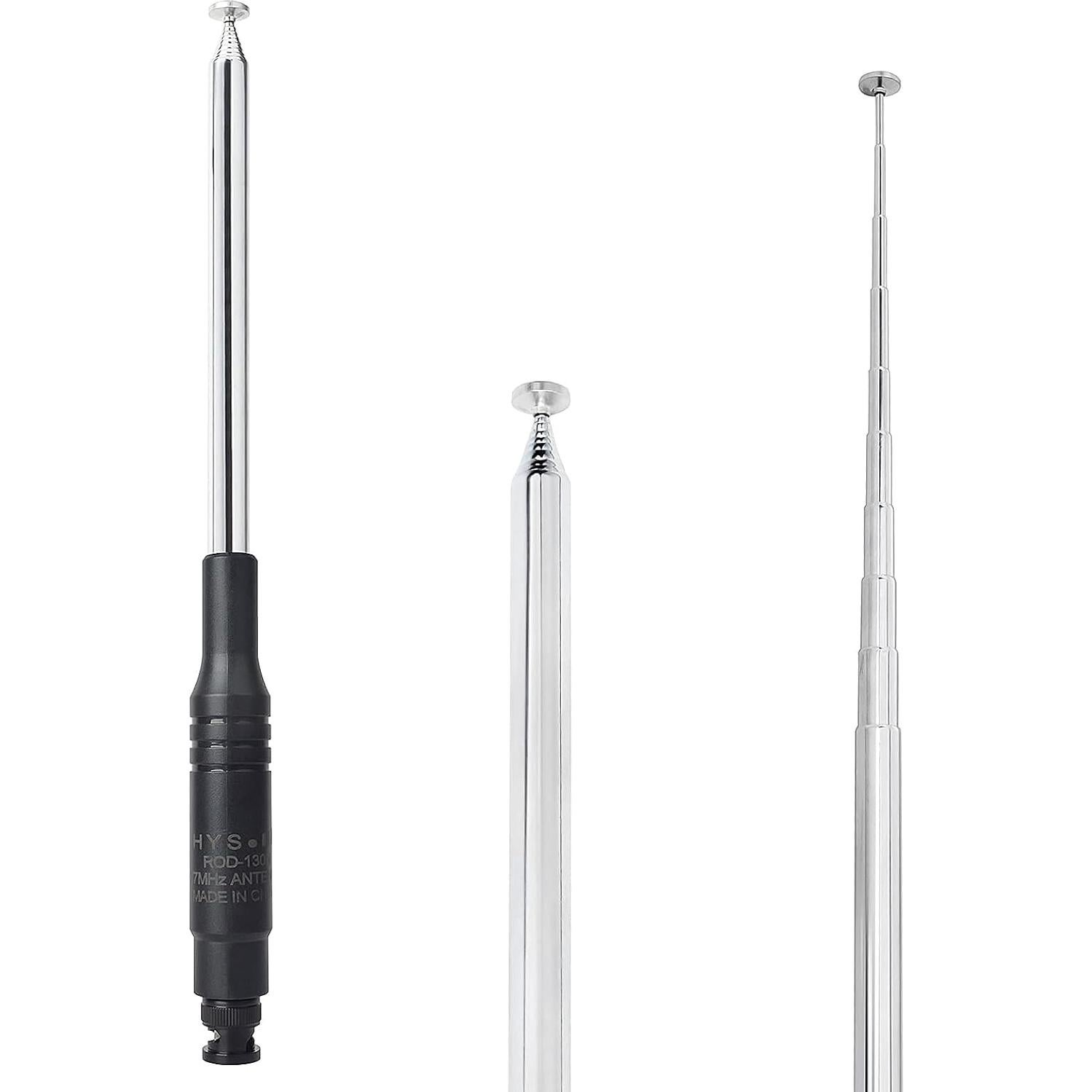 Antena Telescópica HYS 27Mhz BNC 25-132cm para Radio CB