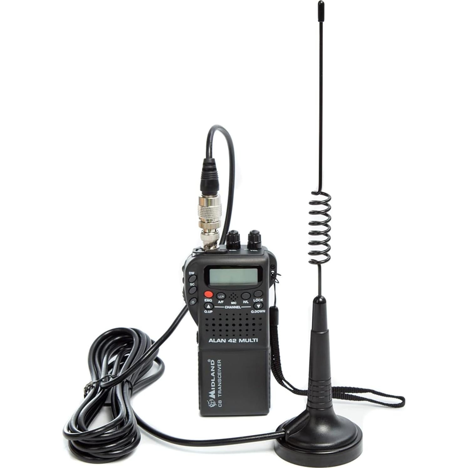 Antena CB Luiton 35 cm Magnética para Radios Cobra y Midland