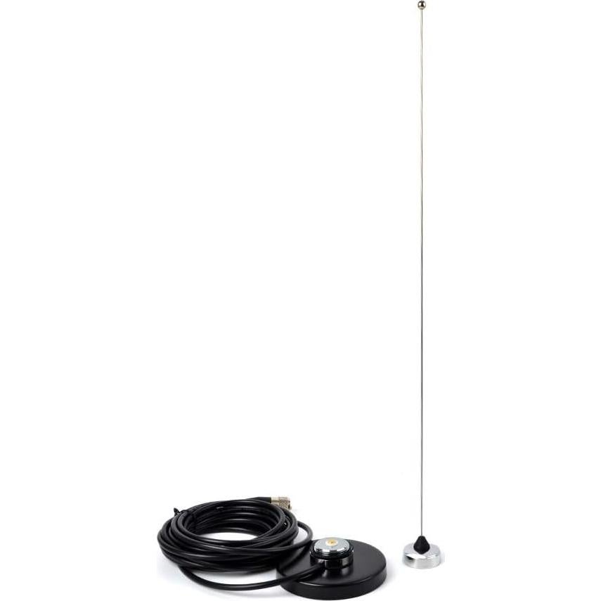 Antena VHF HYS 136-174MHz con Base Magnética NMO y Cable 5m