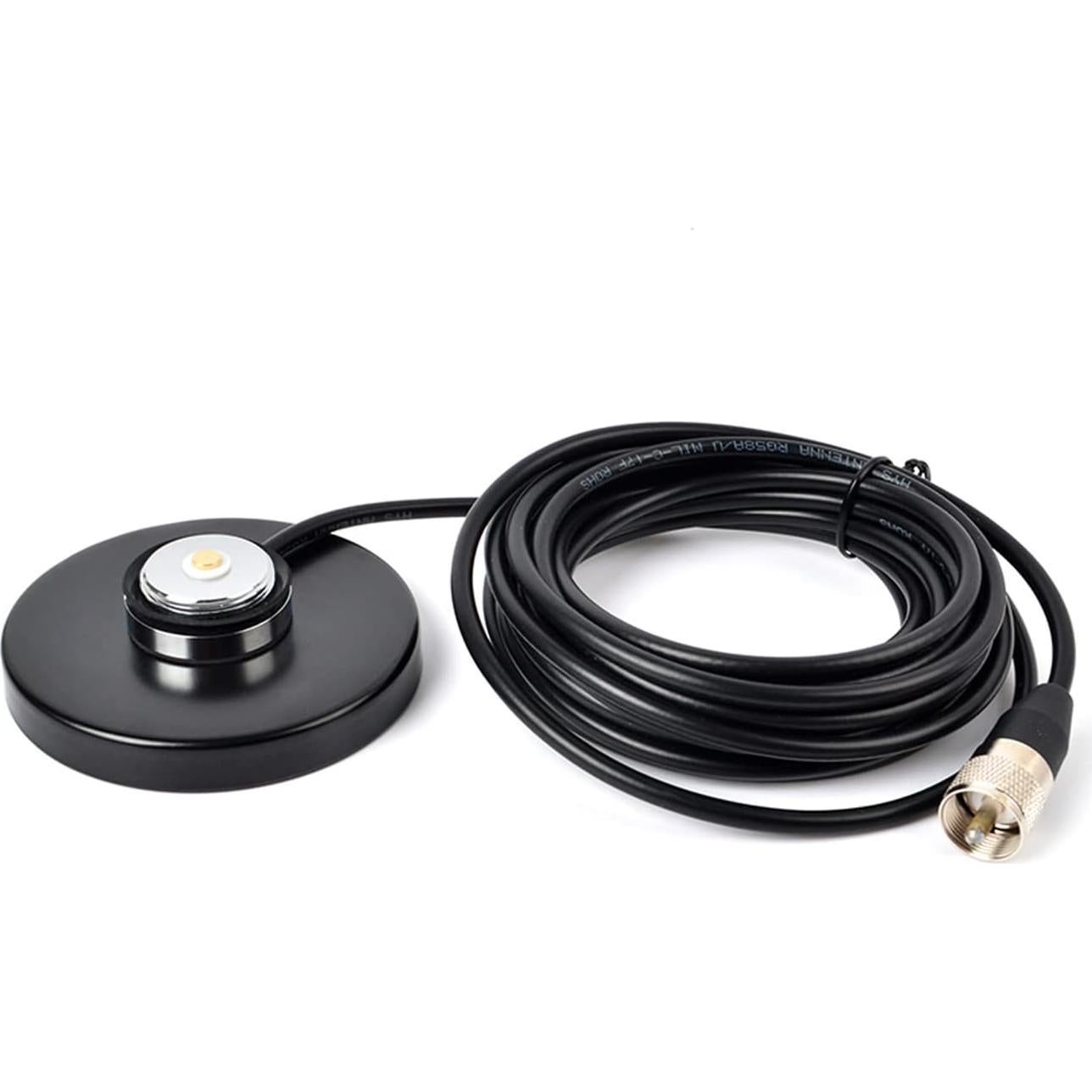 Antena VHF HYS 136-174MHz con Base Magnética NMO y Cable 5m