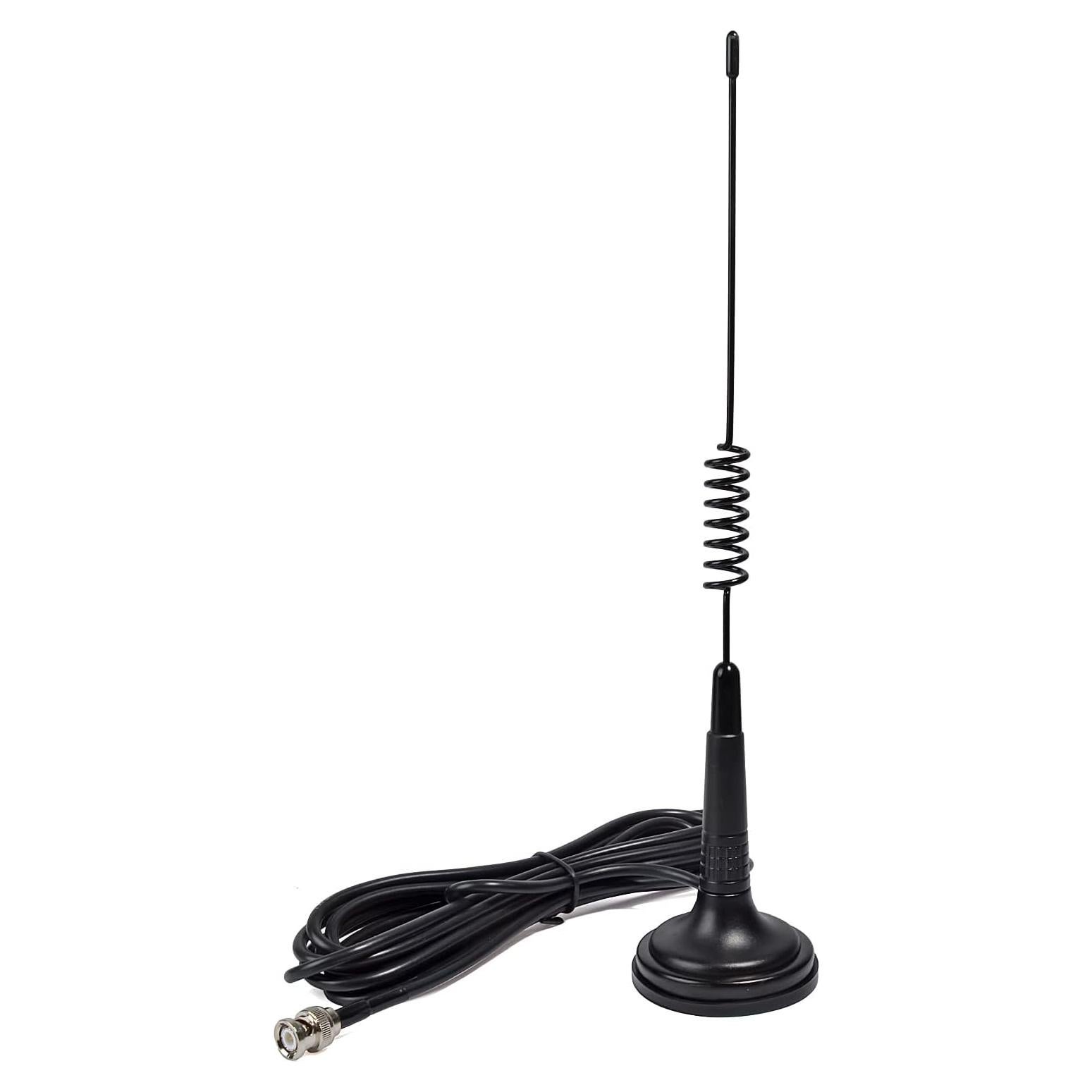 Antena CB HYS 27Mhz Magnética con Cable Coaxial 4m BNC
