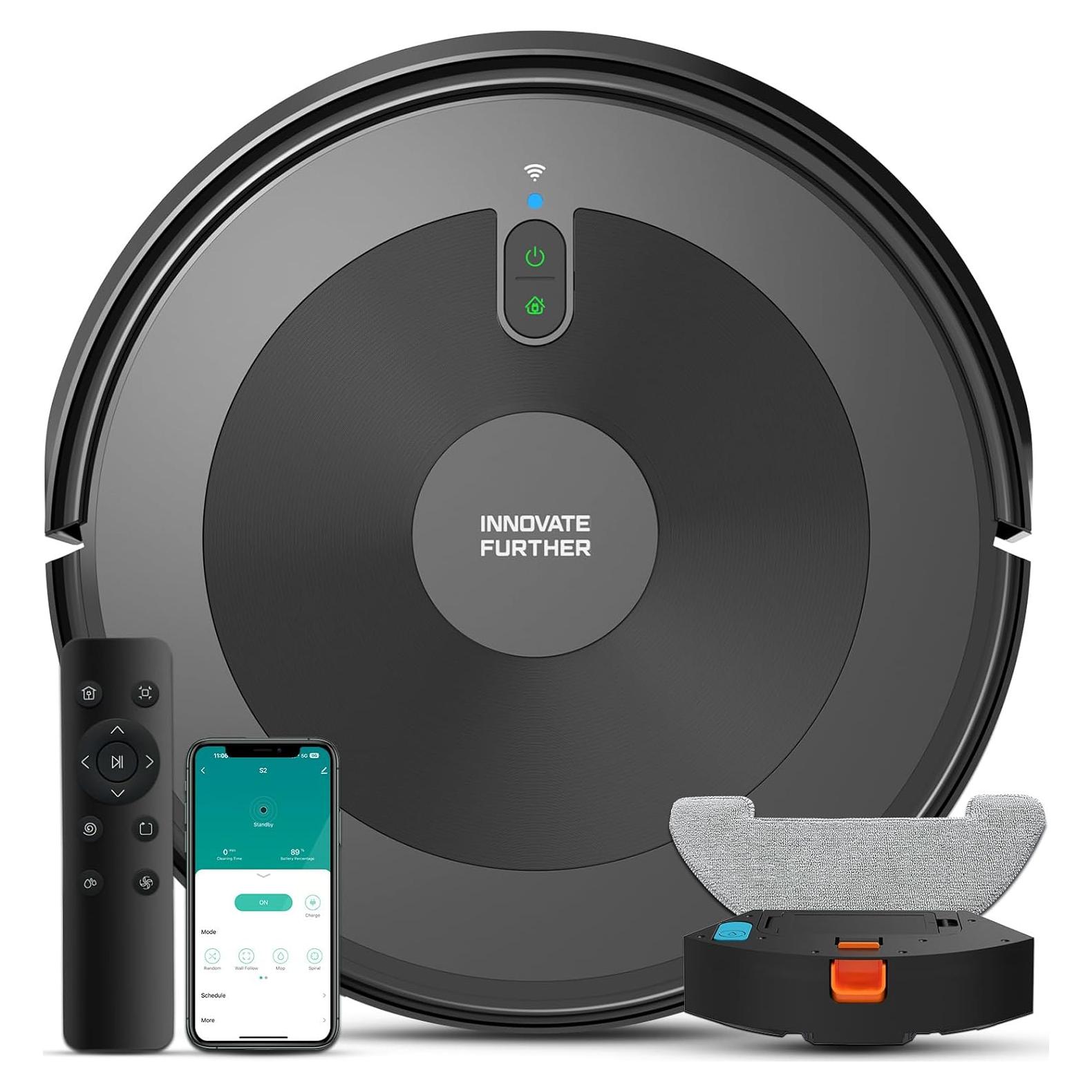 Aspiradora Robot AZQQ S2 2500Pa Control APP y Alexa