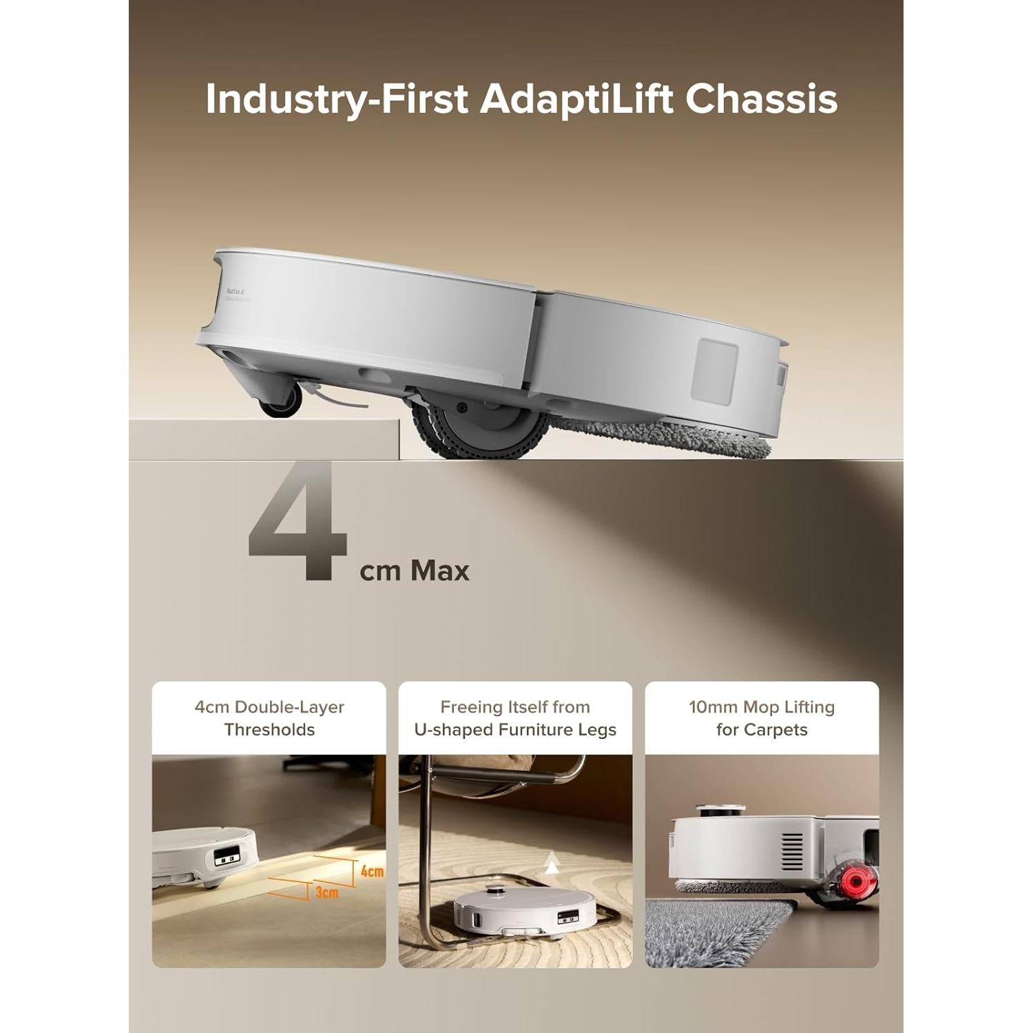 Roborock Qrevo CurvX Robot Aspiradora y Mopa 22000Pa