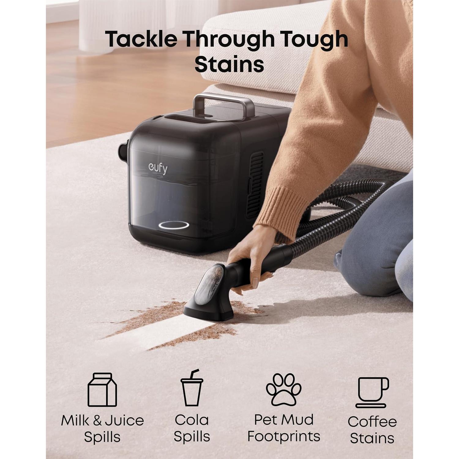 Aspiradora Robot eufy E28 HydroJet 2 en 1 con Limpiador Profundo