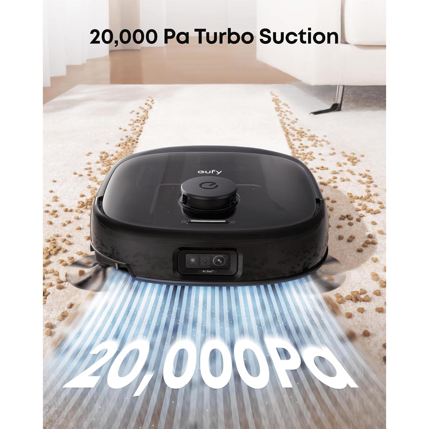 Aspiradora Robot eufy E28 HydroJet 2 en 1 con Limpiador Profundo