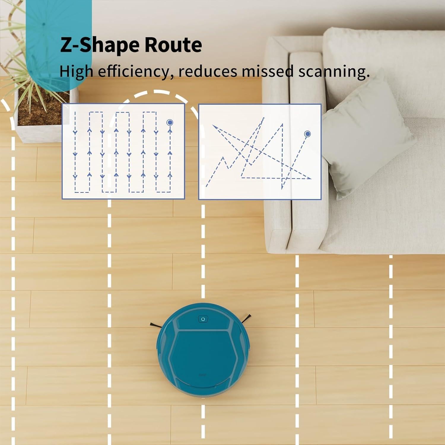 Aspiradora Robot OKP K2P, WiFi, Carga Automática, 2500PA