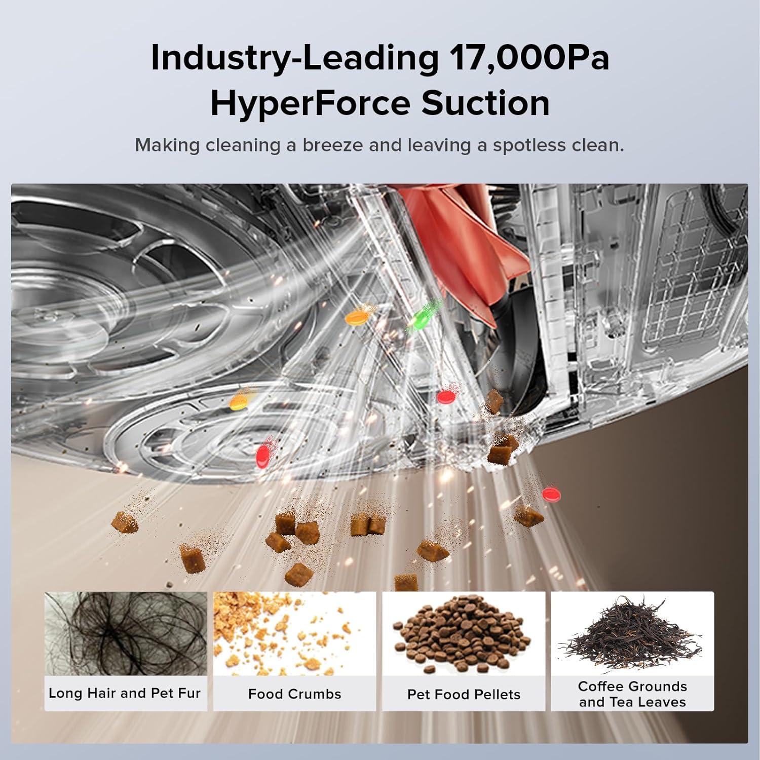 Robot Aspiradora Roborock Qrevo Edge S5A 17000Pa Negro