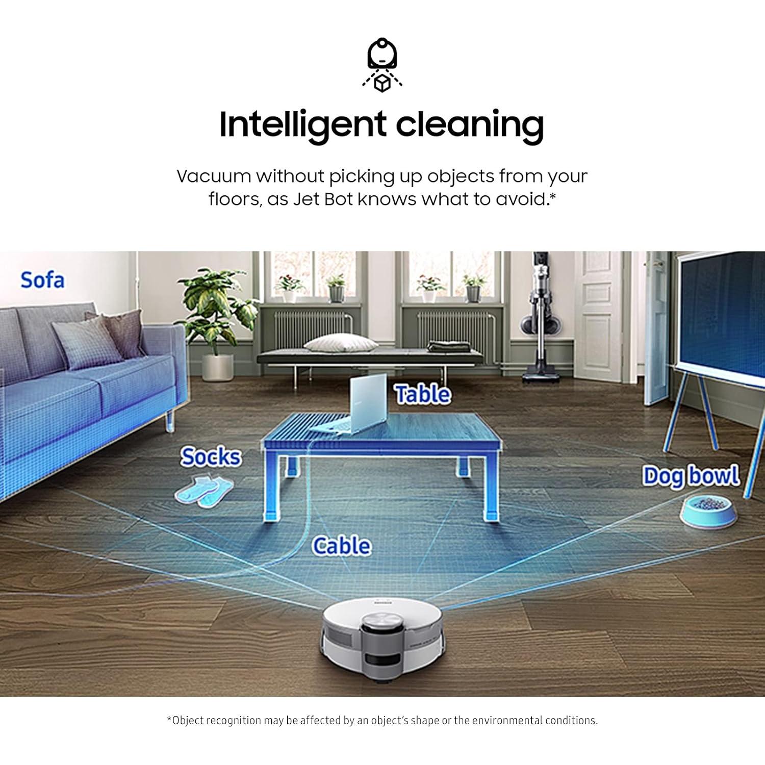 Aspiradora Robot Samsung Jet Bot AI+ con Estación de Limpieza