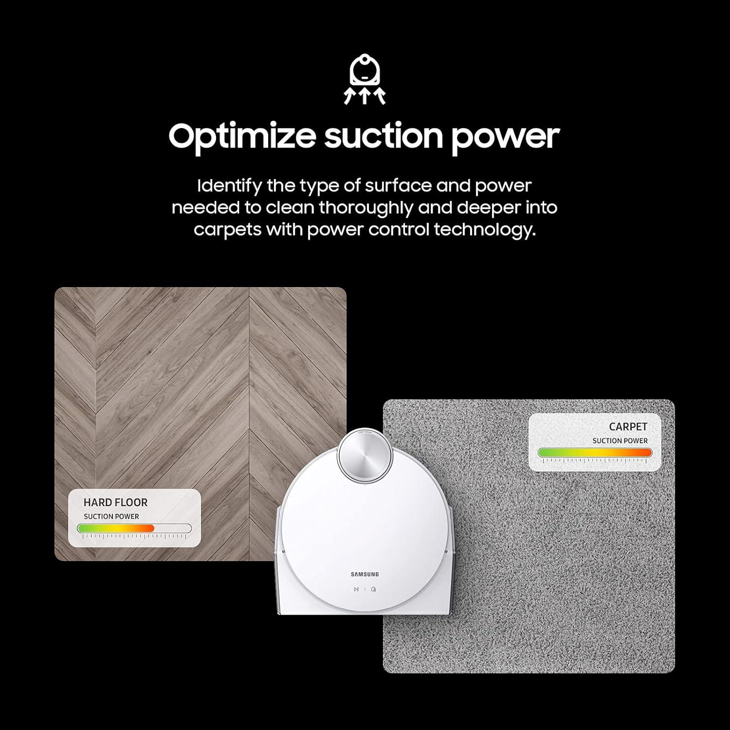 Aspiradora Robot Samsung Jet Bot AI+ con Estación de Limpieza