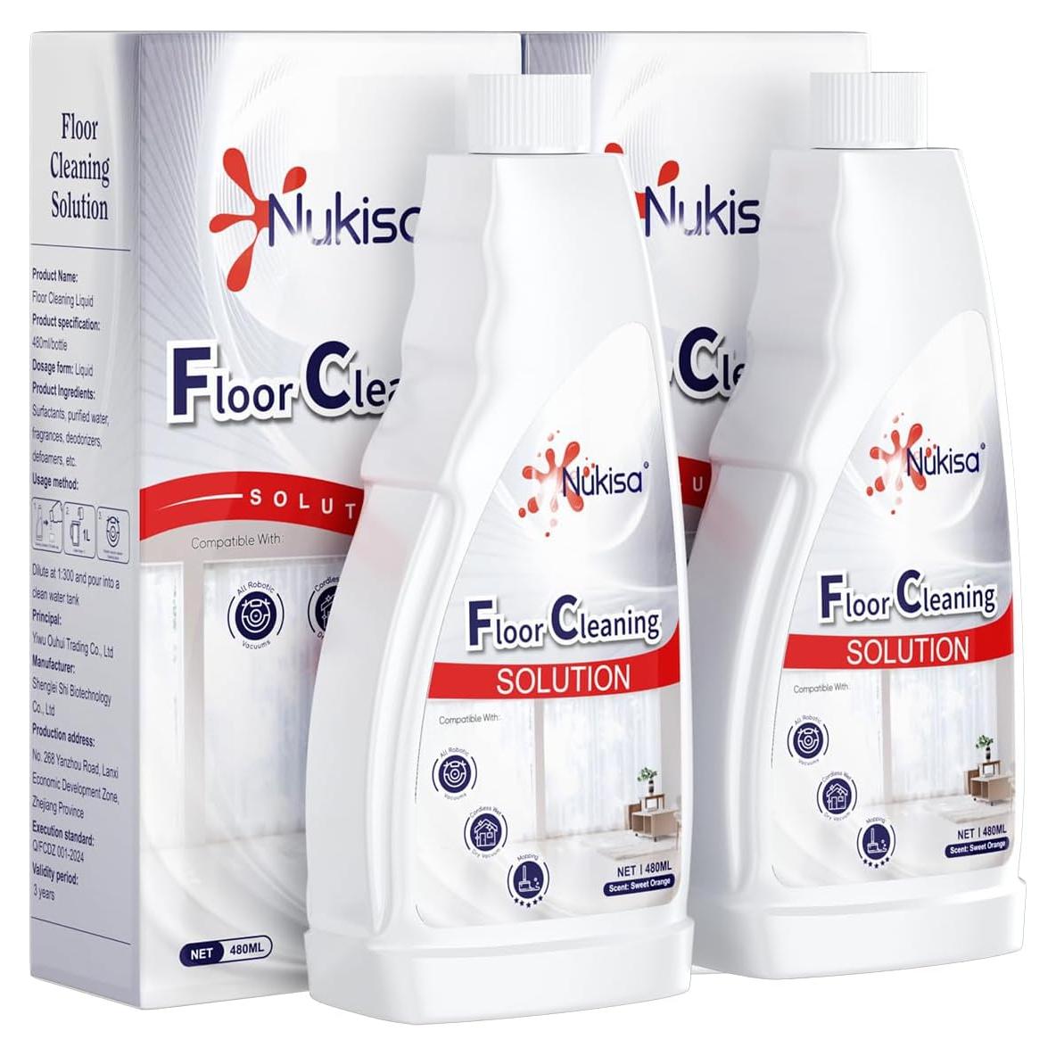 Solución de limpieza de pisos NUKISA 1000 ml aroma naranja