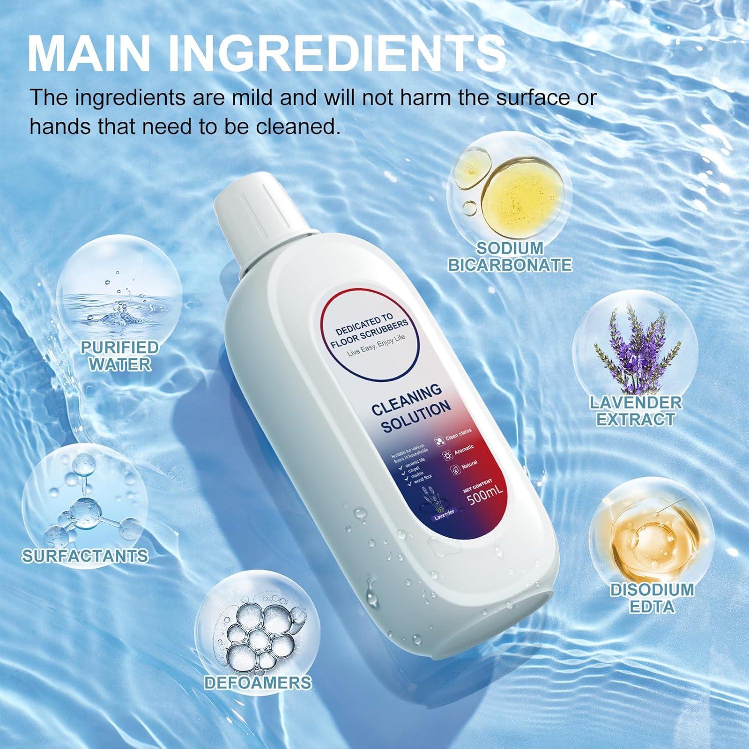 Limpiador de Suelos 1000ml Nukisa Aroma Lavanda Compatible Tineco