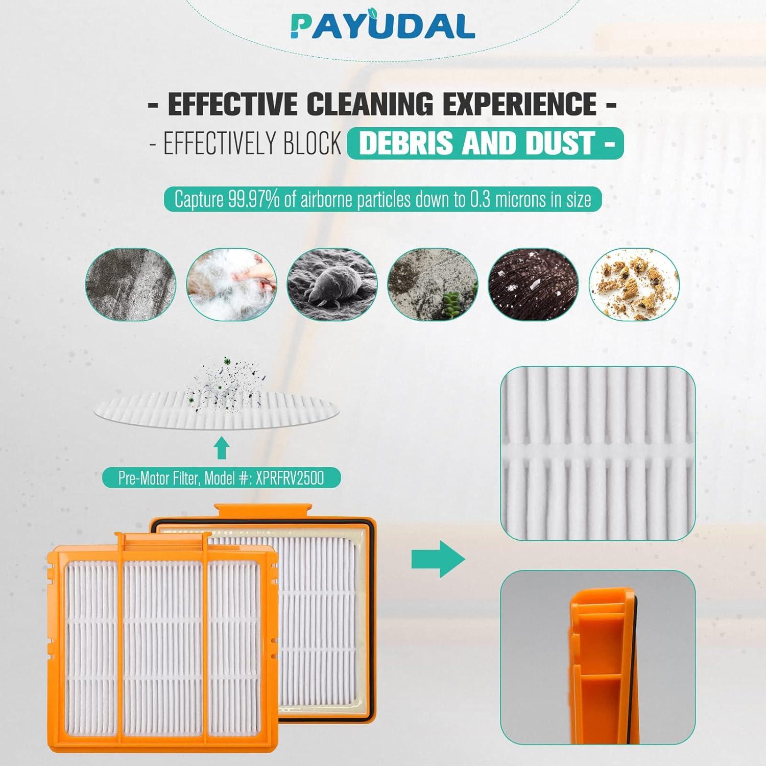 Replacement Parts for Shark AI AV2511AE AV2501S AV2610WA AV2501AE RV2502AE RV2610WA RV2520 AV2510 2-In-1 AI Ultra Robot Vacuum Cleaner Accessories Kits. Main Brush, HEPA Filter, Foam Filter,Side Brush