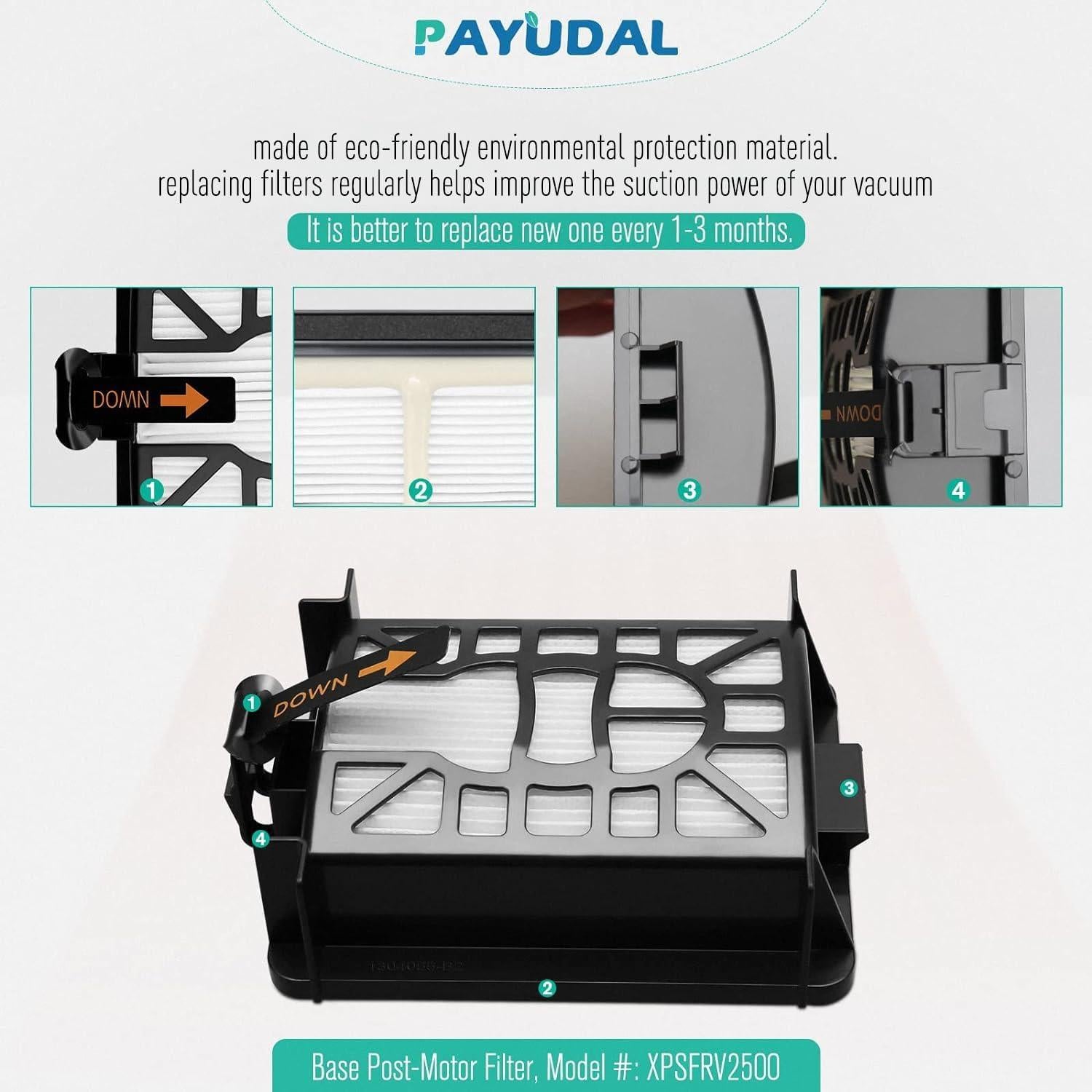 Replacement Parts for Shark AI AV2511AE AV2501S AV2610WA AV2501AE RV2502AE RV2610WA RV2520 AV2510 2-In-1 AI Ultra Robot Vacuum Cleaner Accessories Kits. Main Brush, HEPA Filter, Foam Filter,Side Brush