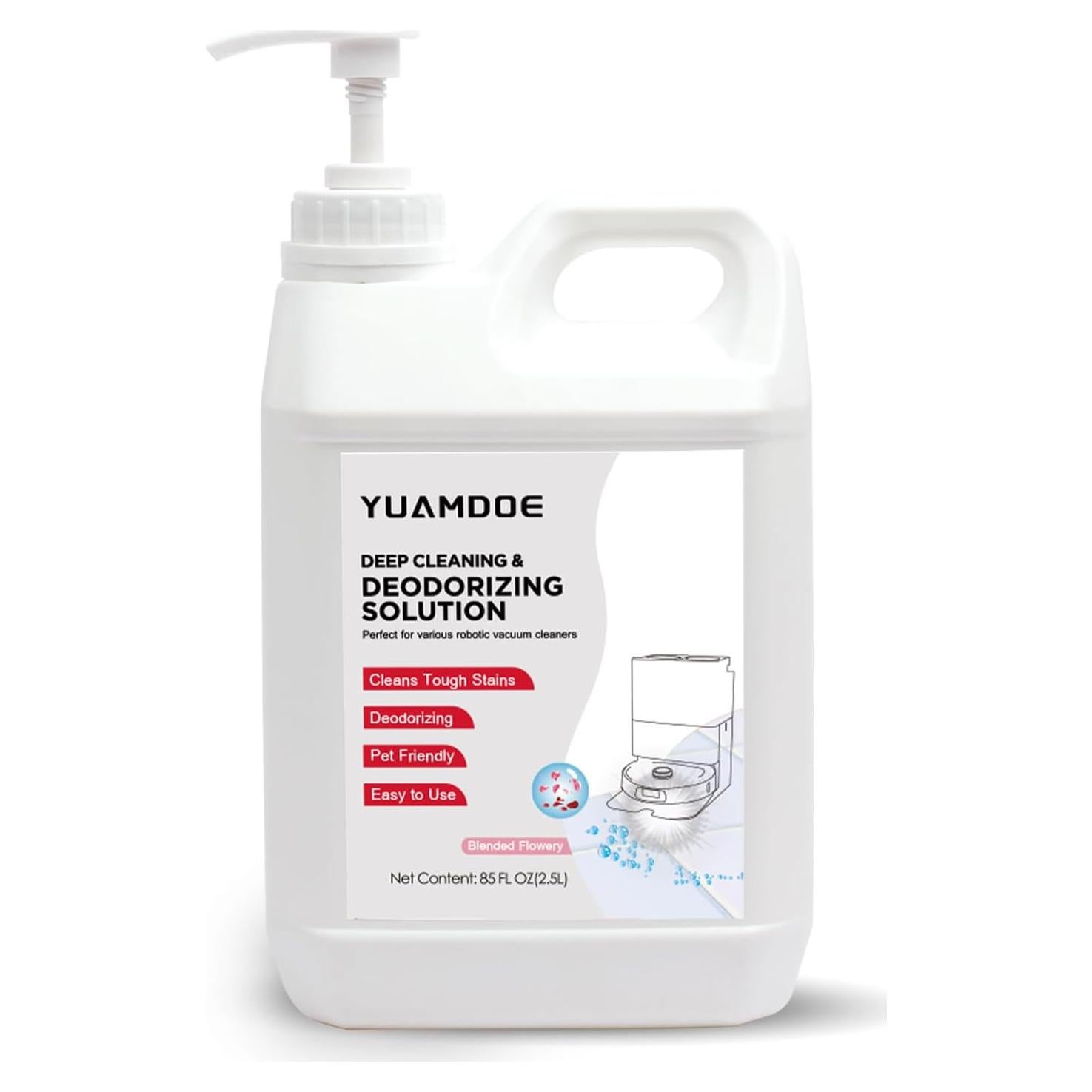 Solución de Limpieza y Desodorante Floral 2.5L para Roborock