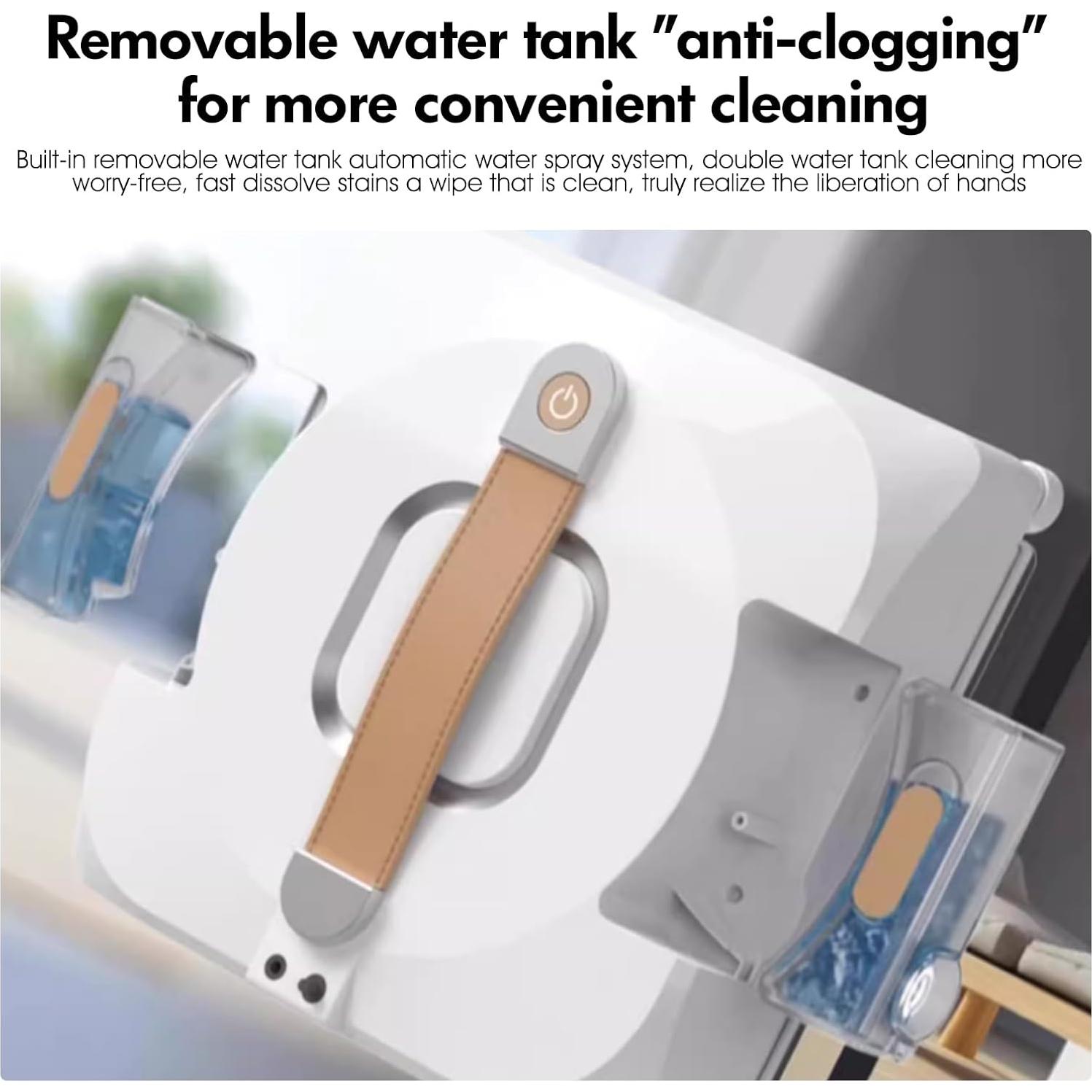 Robot Limpiador de Ventanas Jemyths YW703-FX 3500Pa 110ml