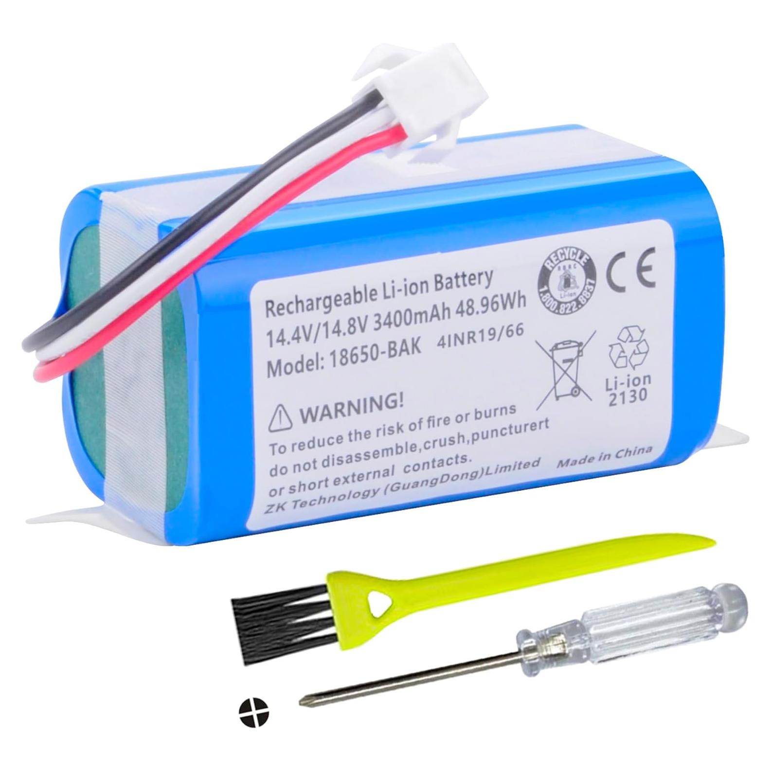 Batería de Reemplazo AIRROBO P20 14.4V 3400mAh Li-ion