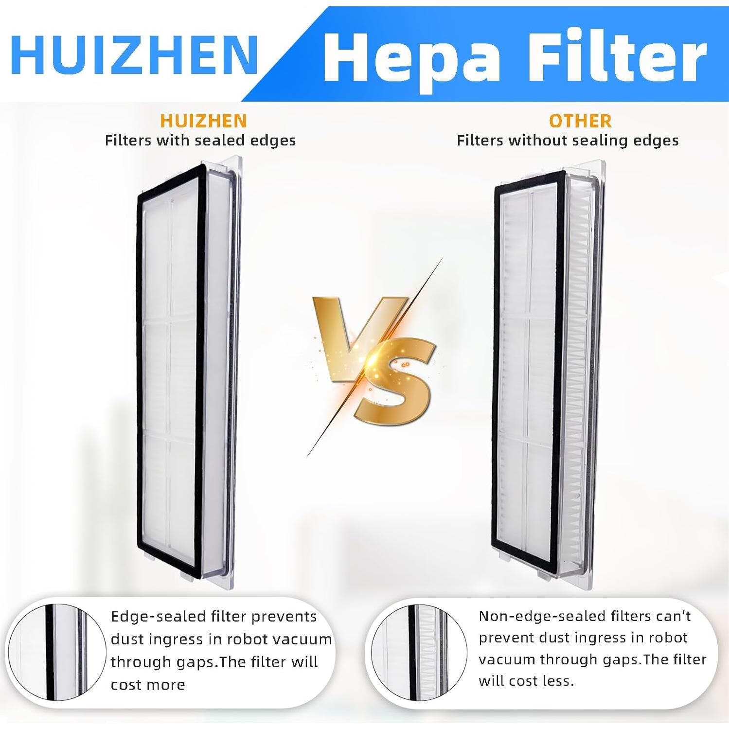 Kit de Repuestos HUIZHEN para Aspiradora Robot Dreametech D10 Plus - 18 Piezas