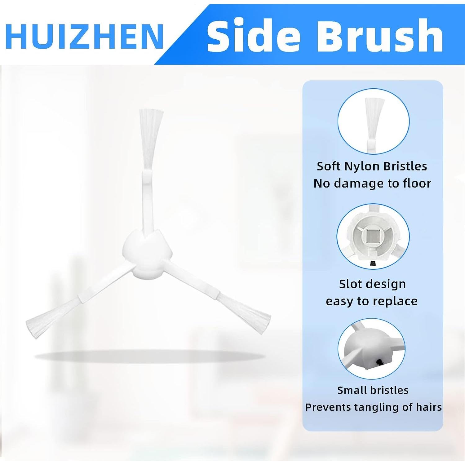 Kit de Repuestos HUIZHEN para Aspiradora Robot Dreametech D10 Plus - 18 Piezas