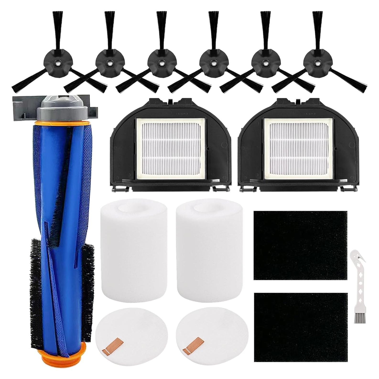 RV2310AE Replacement Parts for Shark AV2310AE RV2310AE RV2320S UR2350AE RV2300S Matrix Robot Vacuum Cleaner 1 Main Brush Roller 2 Sets Foam Filters 2 Filters 6 Side Brushes (Not For RV2300)