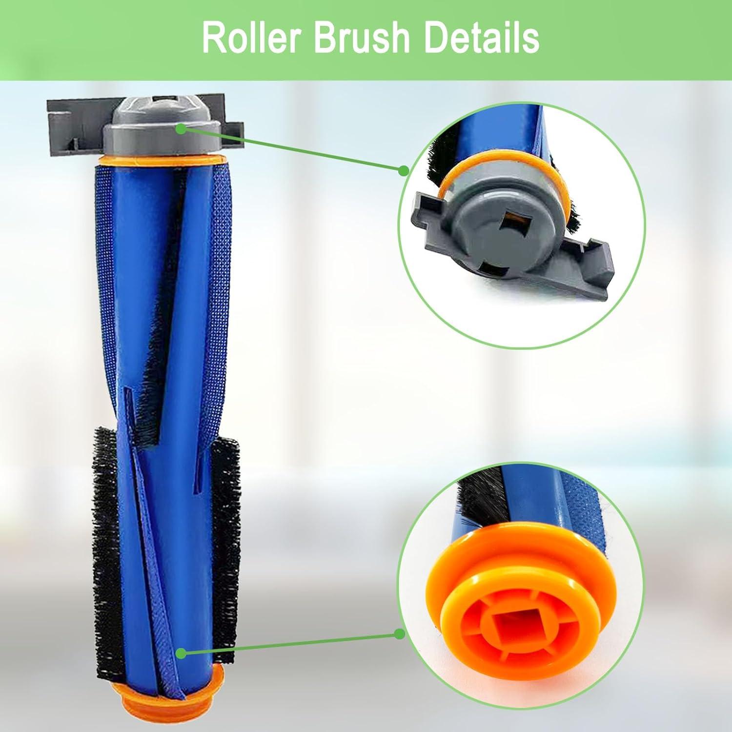 RV2310AE Replacement Parts for Shark AV2310AE RV2310AE RV2320S UR2350AE RV2300S Matrix Robot Vacuum Cleaner 1 Main Brush Roller 2 Sets Foam Filters 2 Filters 6 Side Brushes (Not For RV2300)