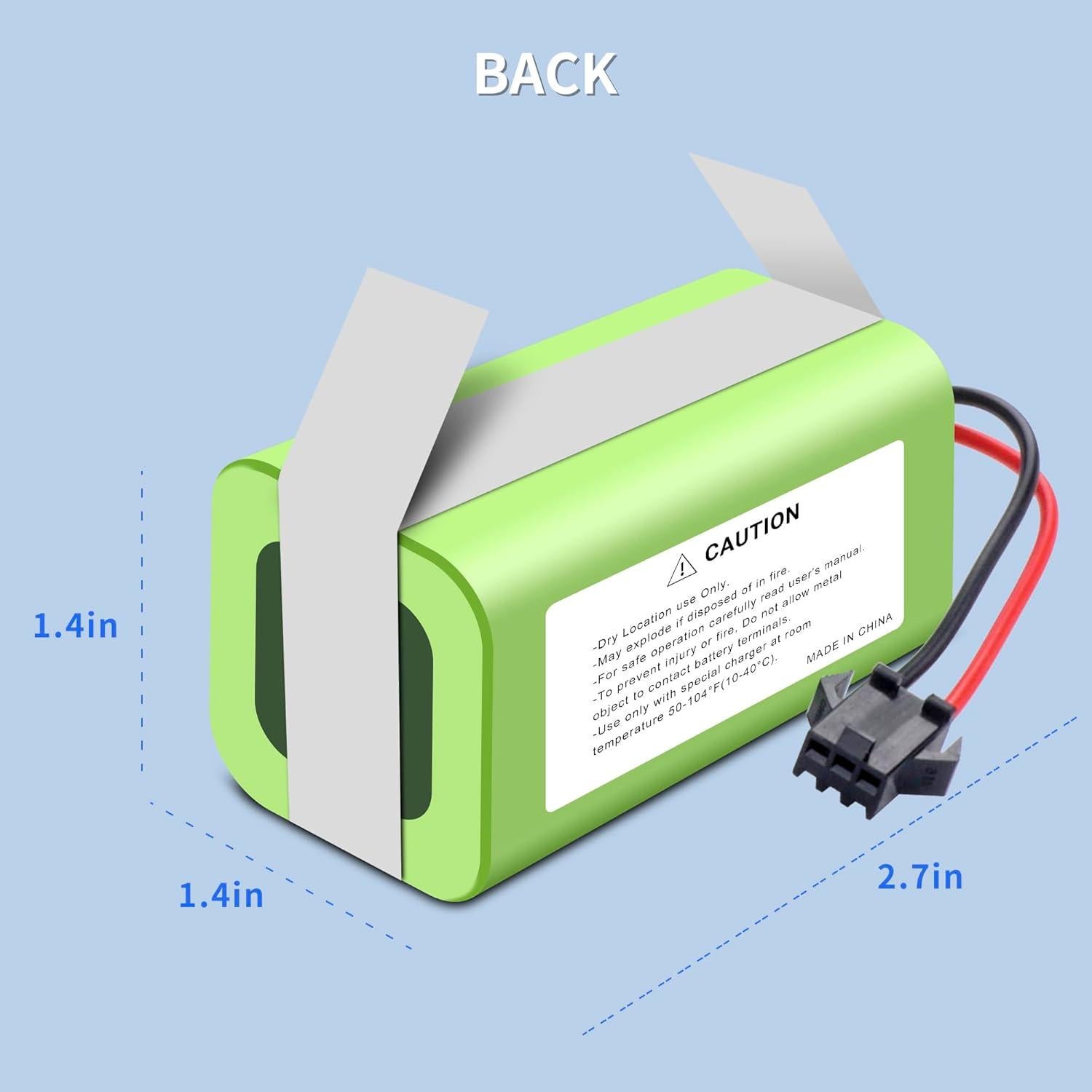 3400Mah Battery for Lefant M210 M210B M210P M213 M213S Series Robot Vacuum Cleaner 14.4V 36.3Wh with Installation Tools Vacuums Lithium Ion Batteria Replacement New