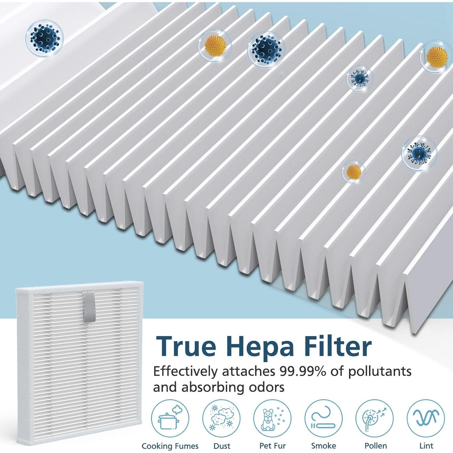 Accesorios para Aspiradora Robótica Airrobo T20+ - 1 Cepillo, 4 Filtros HEPA, 4 Paños de Mopa