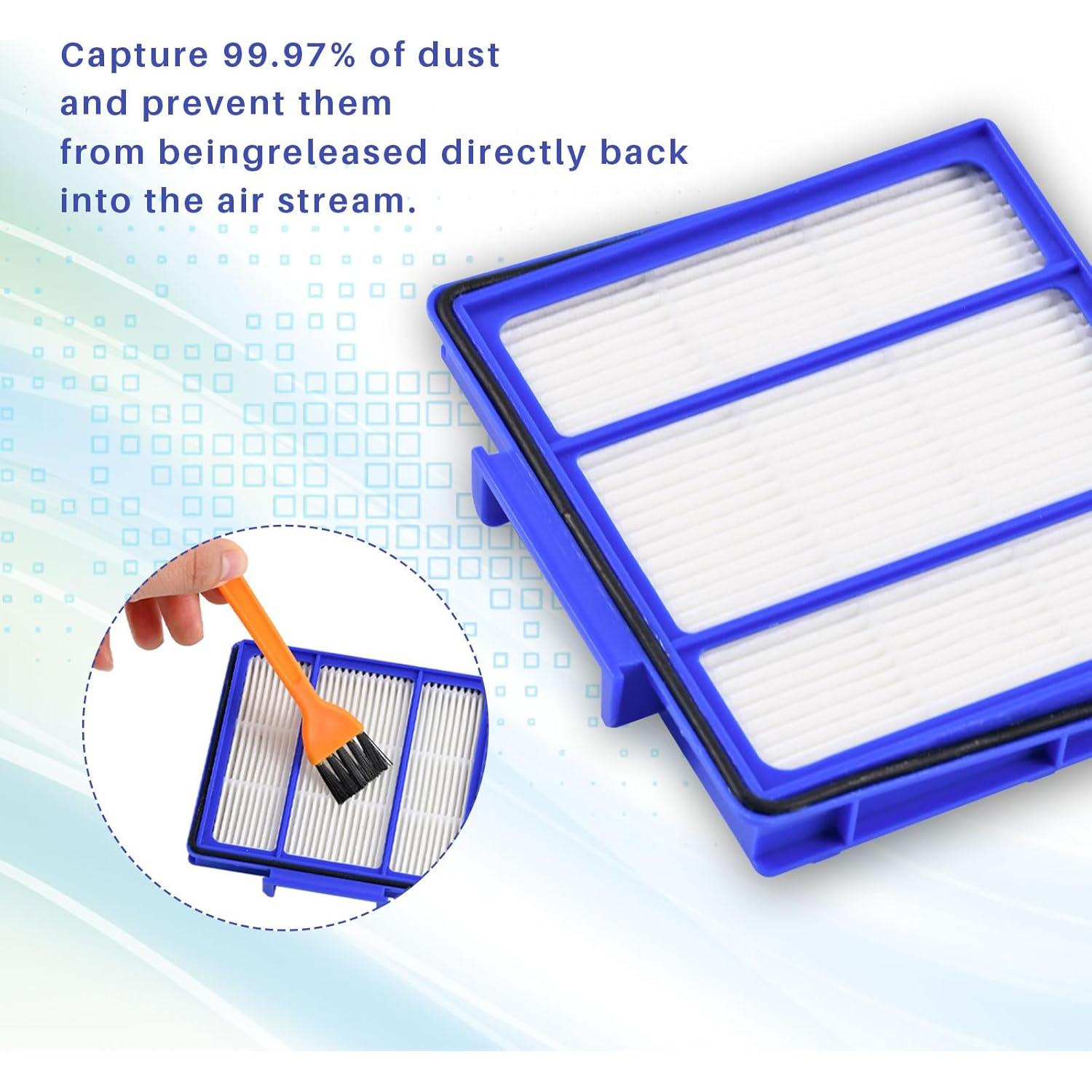 Filtros HEPA de Repuesto Wolipury para Aspiradoras Robot Shark