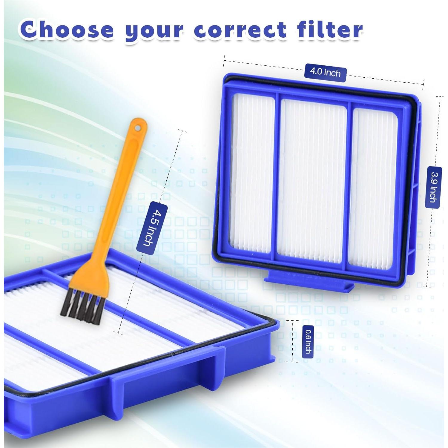 Filtros HEPA de Repuesto Wolipury para Aspiradoras Robot Shark