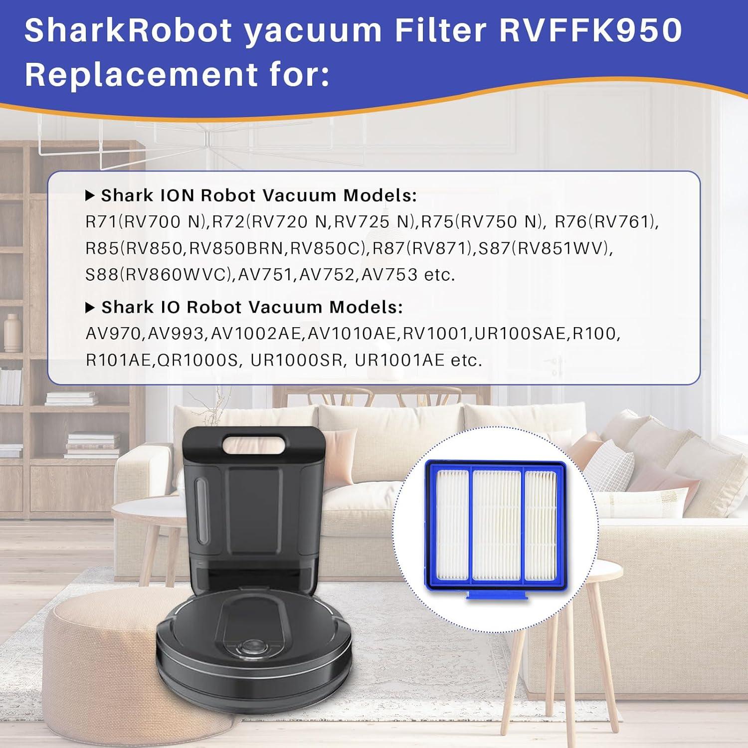 Filtros HEPA de Repuesto Wolipury para Aspiradoras Robot Shark