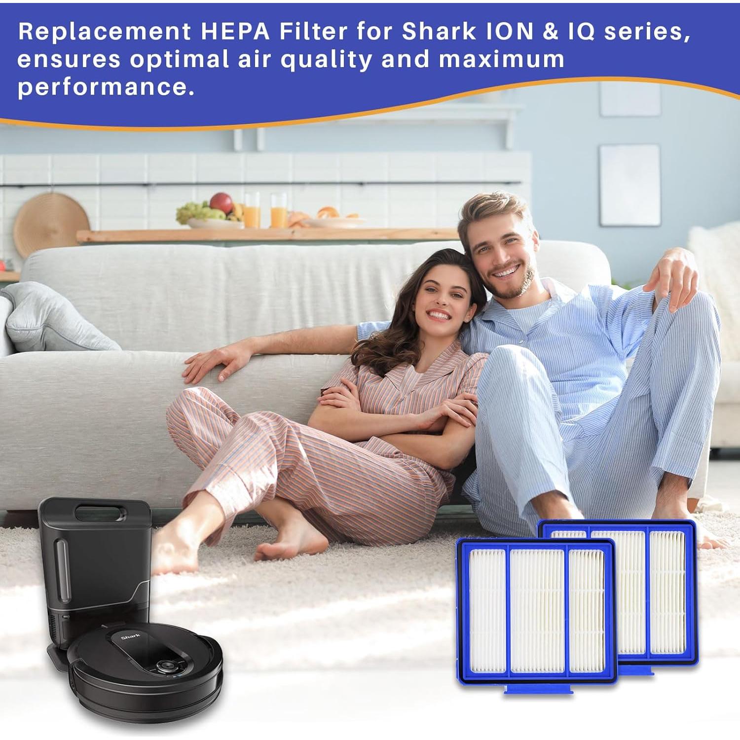 Filtros HEPA de Repuesto Wolipury para Aspiradoras Robot Shark