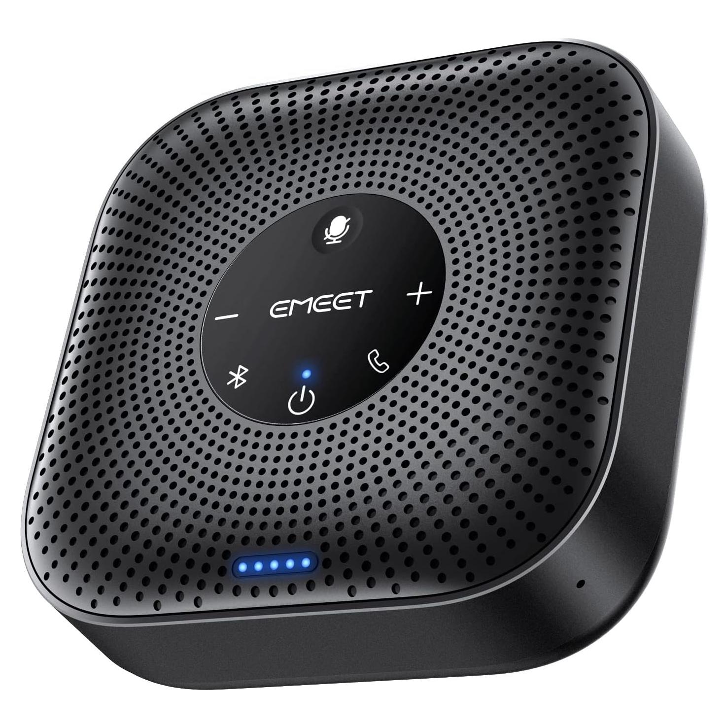 Altavoz de Conferencia EMEET M0 Plus - 4 Micrófonos AI 360°