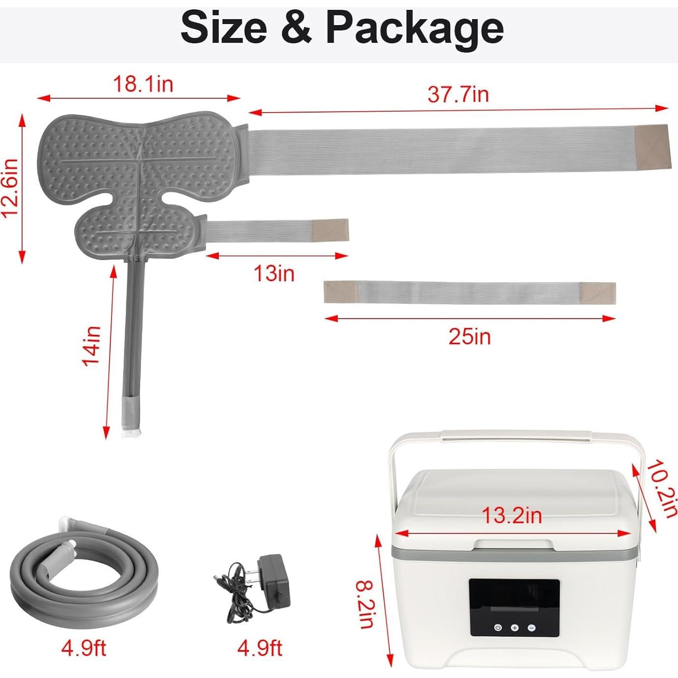 Máquina de Hielo Terapia Fría Egfvcbo para Hombro 8,5L