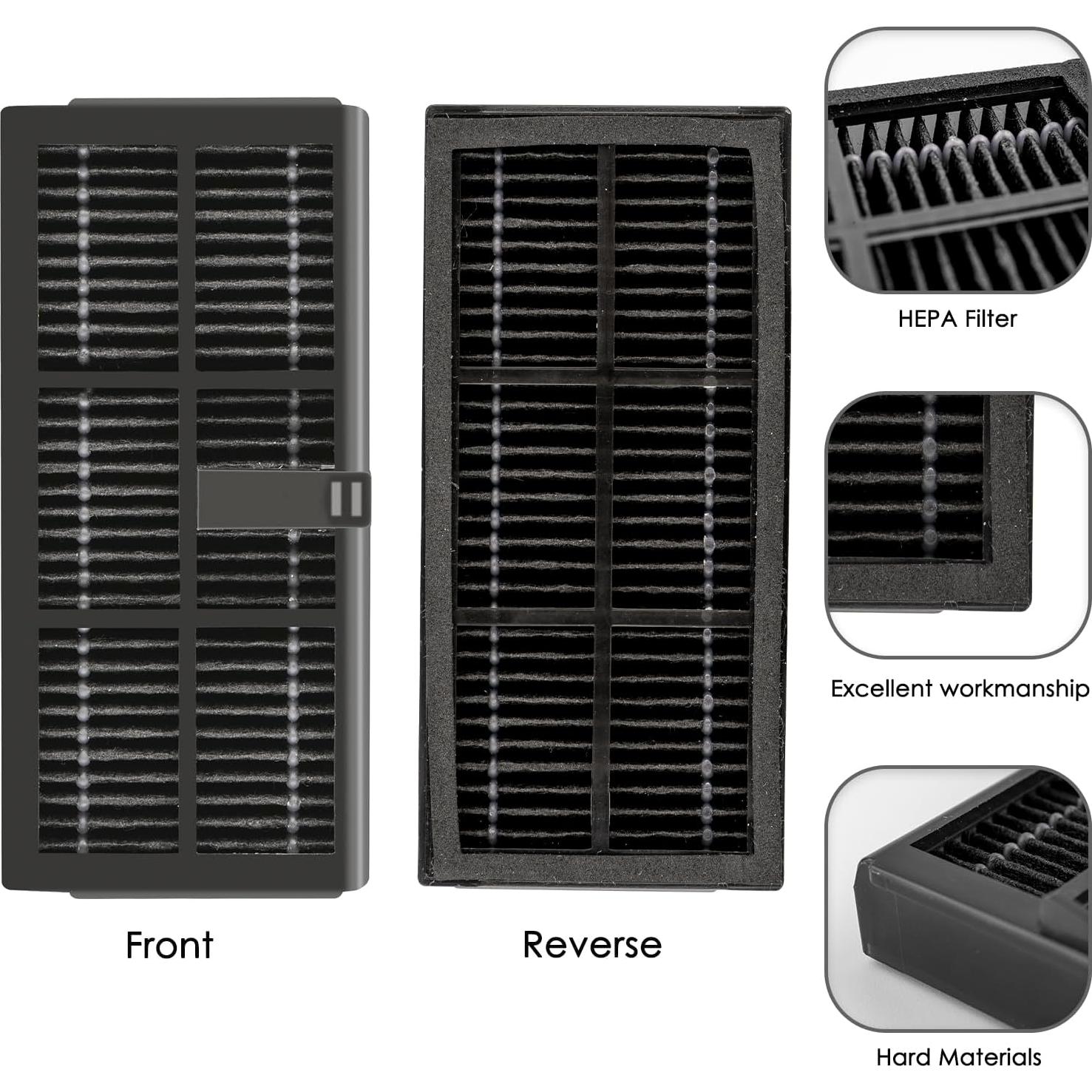 Filtro HEPA de Reemplazo BRUVISH para Aspiradora Robot X40 Ultra - 3 Piezas