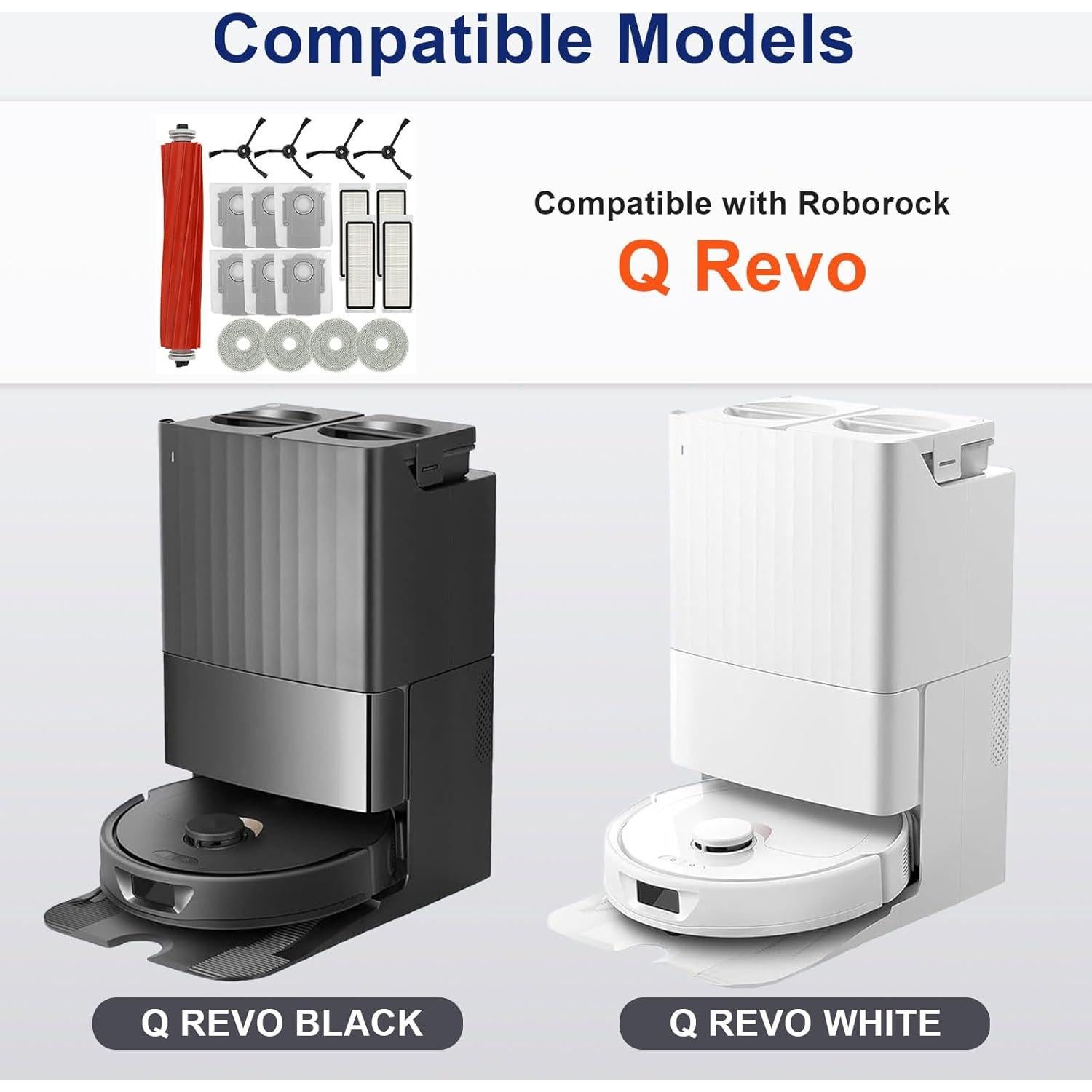 Kit de Accesorios 20 PCS para Aspiradora Roborock Q Revo