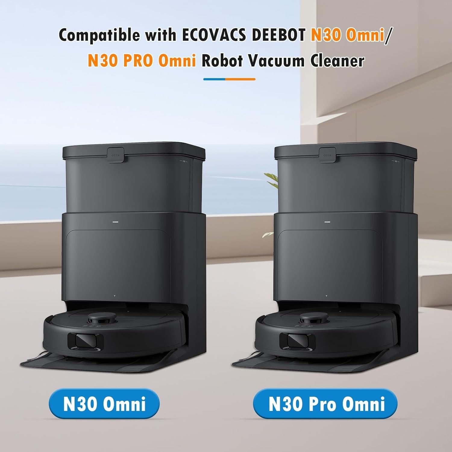 10 Bolsas de Polvo DrFlito N30 para Aspiradora ECOVACS