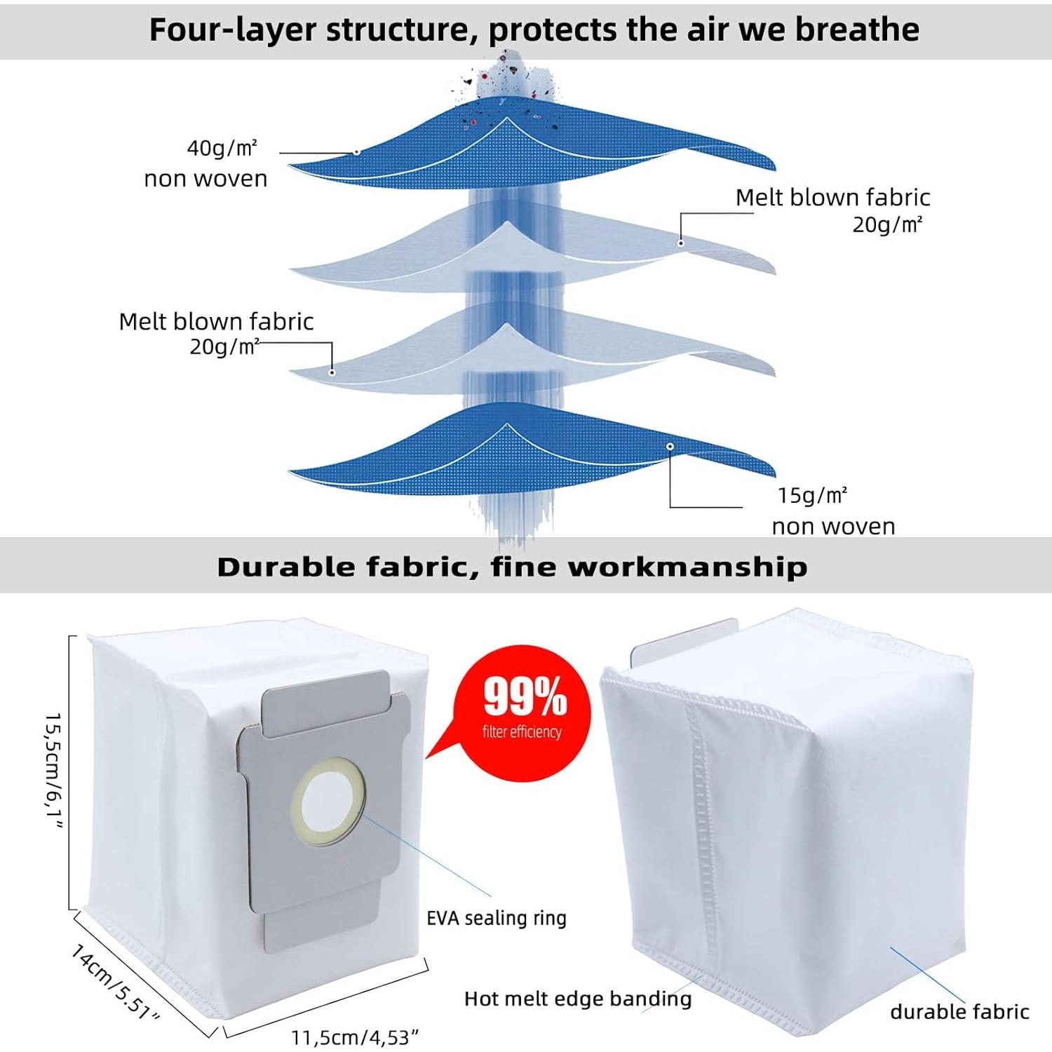 26 Piezas Repuesto iRobot Roomba Combo J7+/J9+ Accesorios