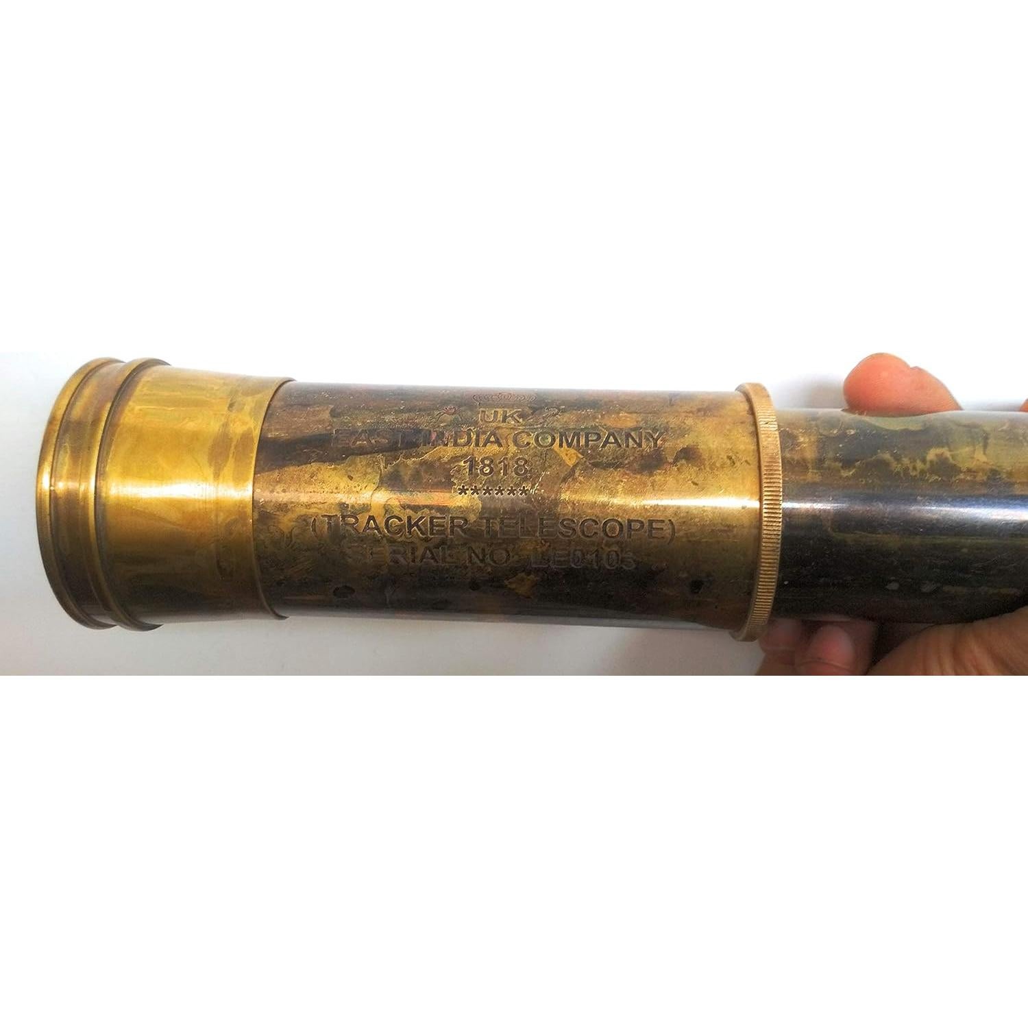 Telescopio de Bronce Vintage Aladean 81 cm con Zoom Óptico