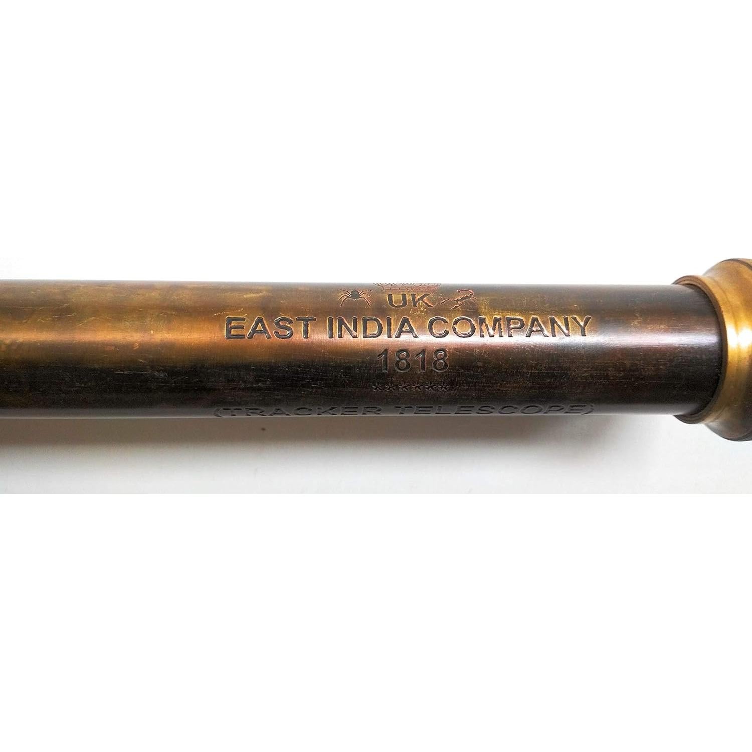 Telescopio de Bronce Vintage Aladean 81 cm con Zoom Óptico