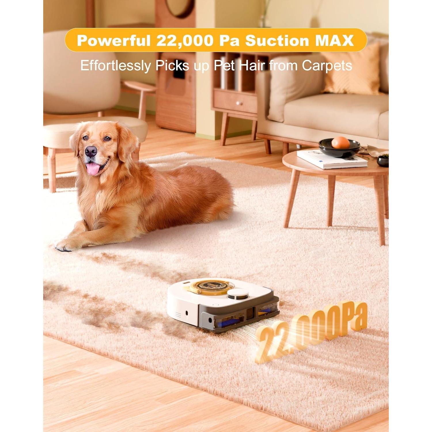 Robot Aspirador Automático UBPet V10 22,000 Pa Succión Alta