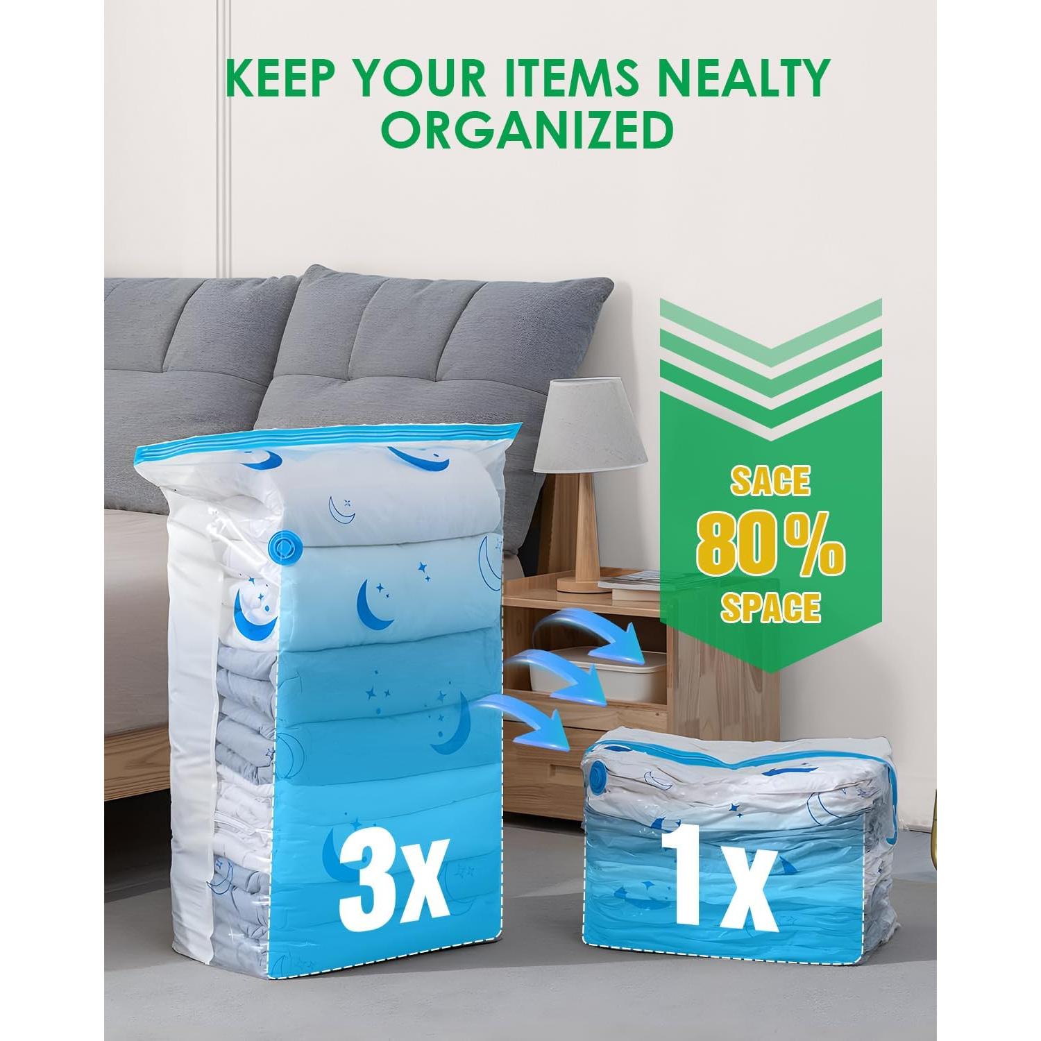 Bolsas de Almacenamiento al Vacío Z ZONAMA 25 Piezas