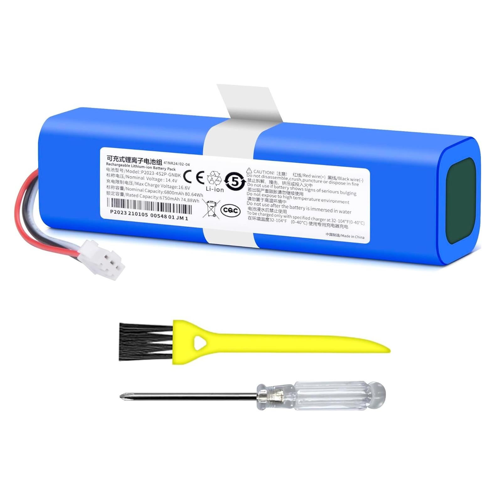 Batería de Reemplazo Li-ion 6800mAh para Aspiradora AIRROBO T10+