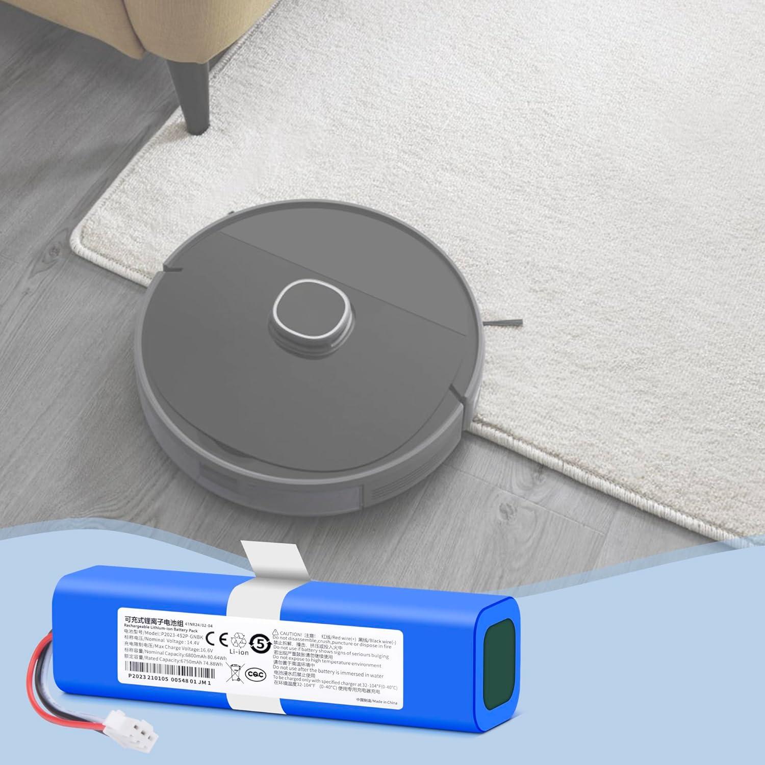 Batería de Reemplazo Li-ion 6800mAh para Aspiradora AIRROBO T10+