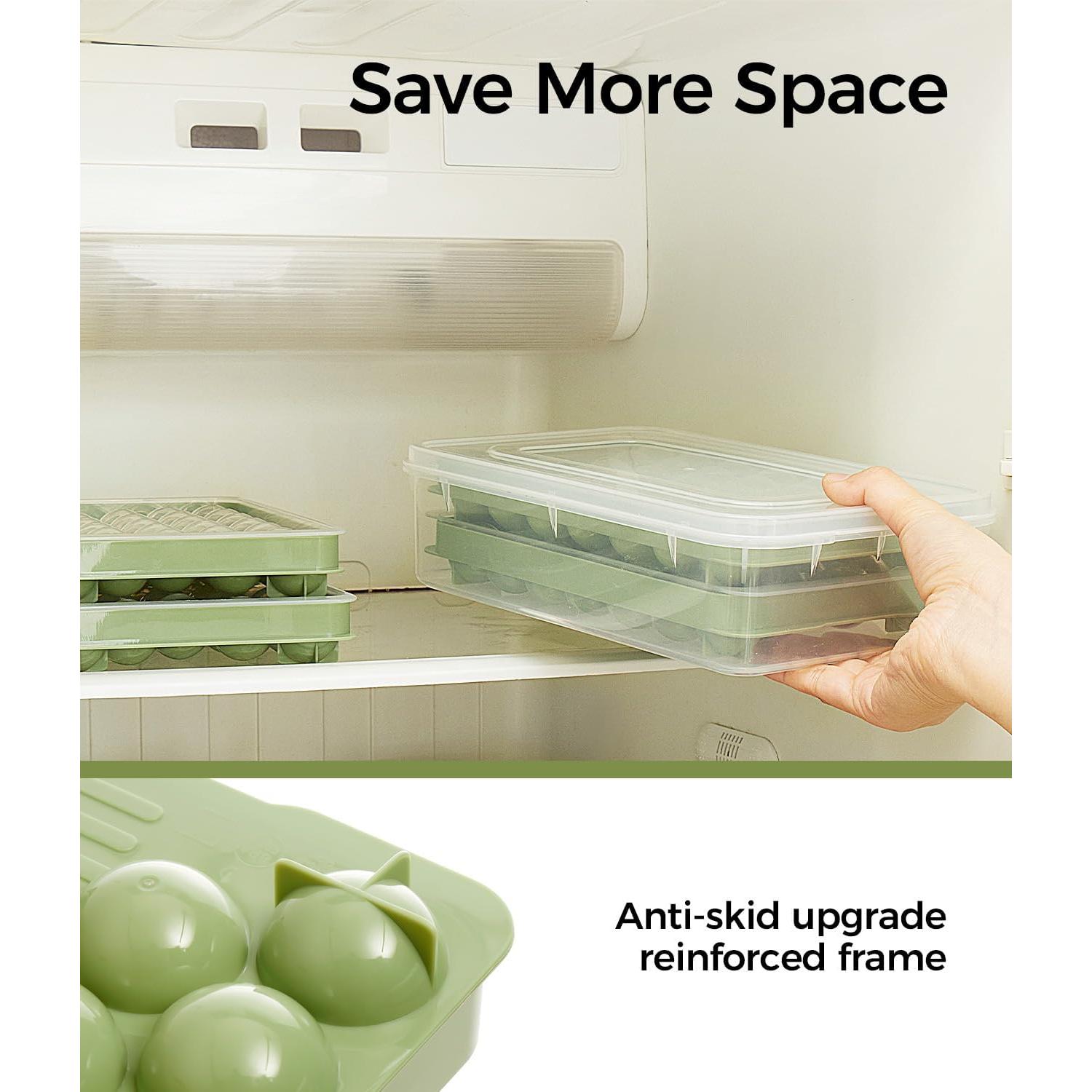 Bandeja de Hielo Avirho 62 Bolas Redondas Apilables