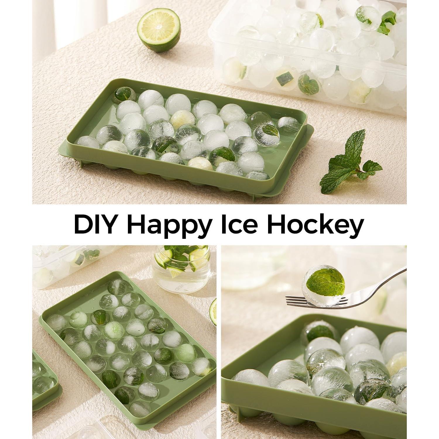 Bandeja de Hielo Avirho 62 Bolas Redondas Apilables