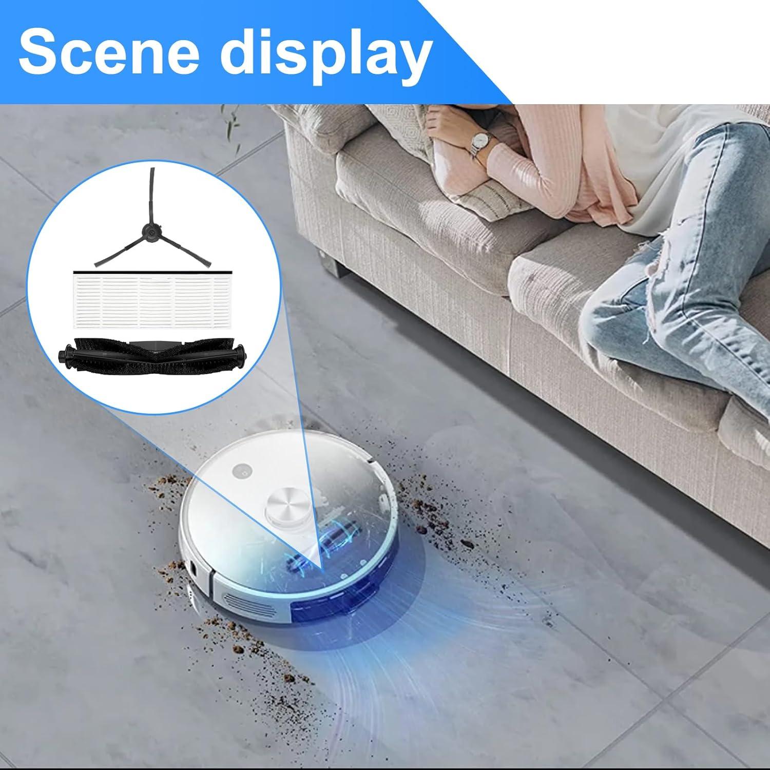 Kit de Accesorios para Aspiradoras Robot Fixbetter - Honiture Q6 Pro, Airrobo T10+, Laresar L6 Pro, Ultenic T10, Proscenic M8