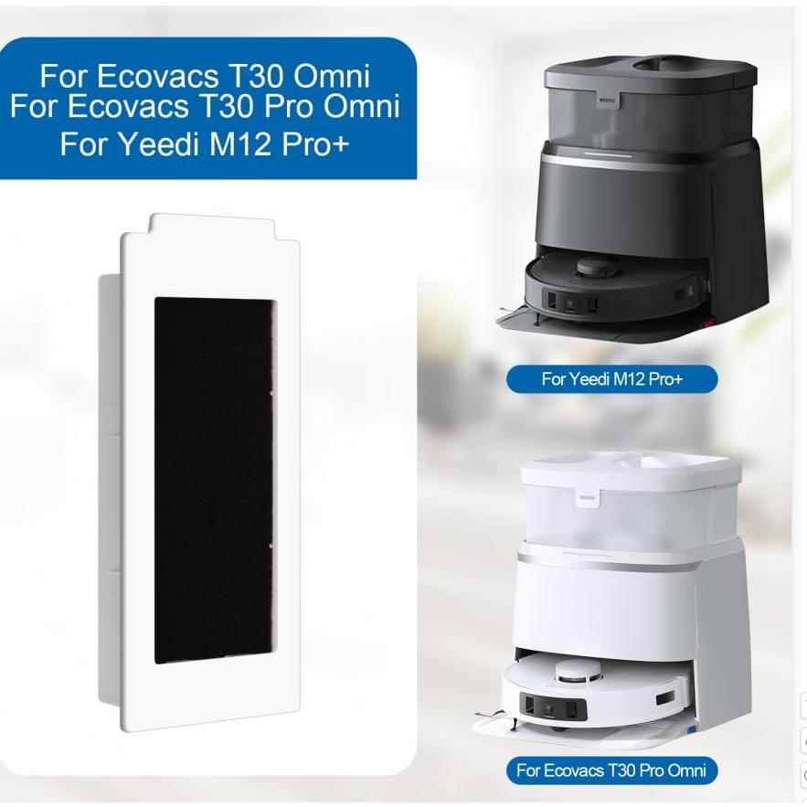 6 Filtros HEPA Reemplazo Fixbetter para Ecovacs T30S y Yeedi M12 Pro+