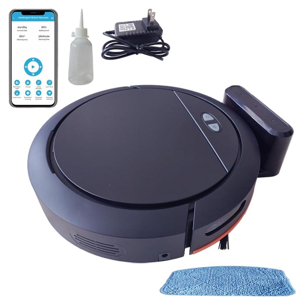 Aspiradora Robot Genérico YOB16H Auto Vaciado 3 en 1 4000 Pa